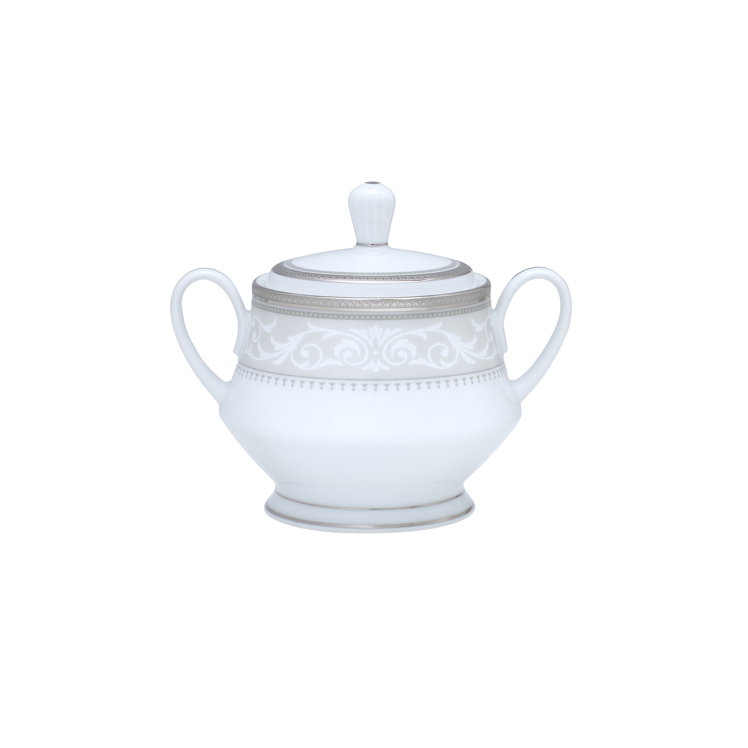 Noritake 96Pcs Dinner & Tea Set for 12 Person - Glendonald Platinum