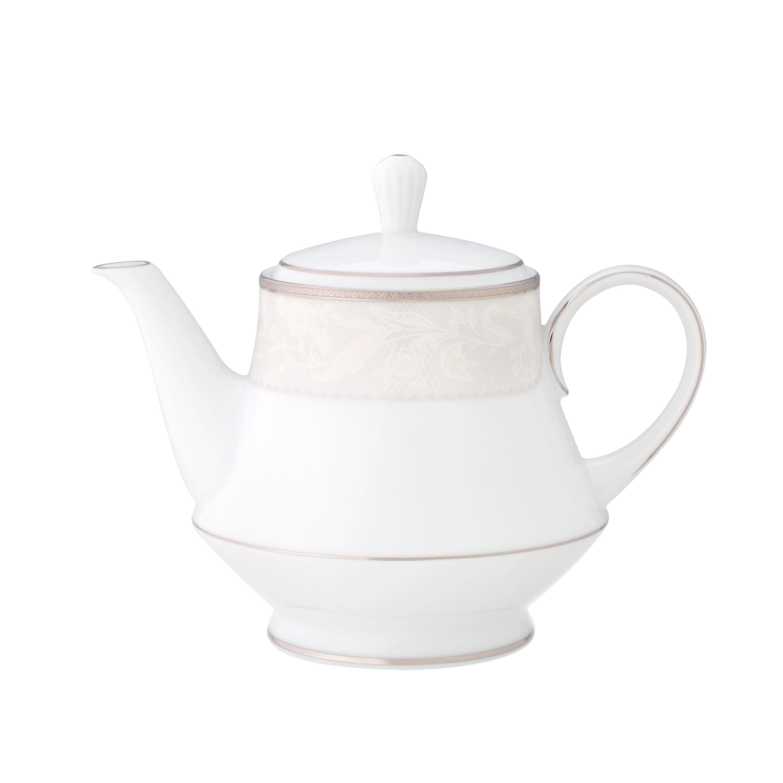 Noritake 96Pcs Dinner & Tea Set for 12 Person - Flanders Platinum