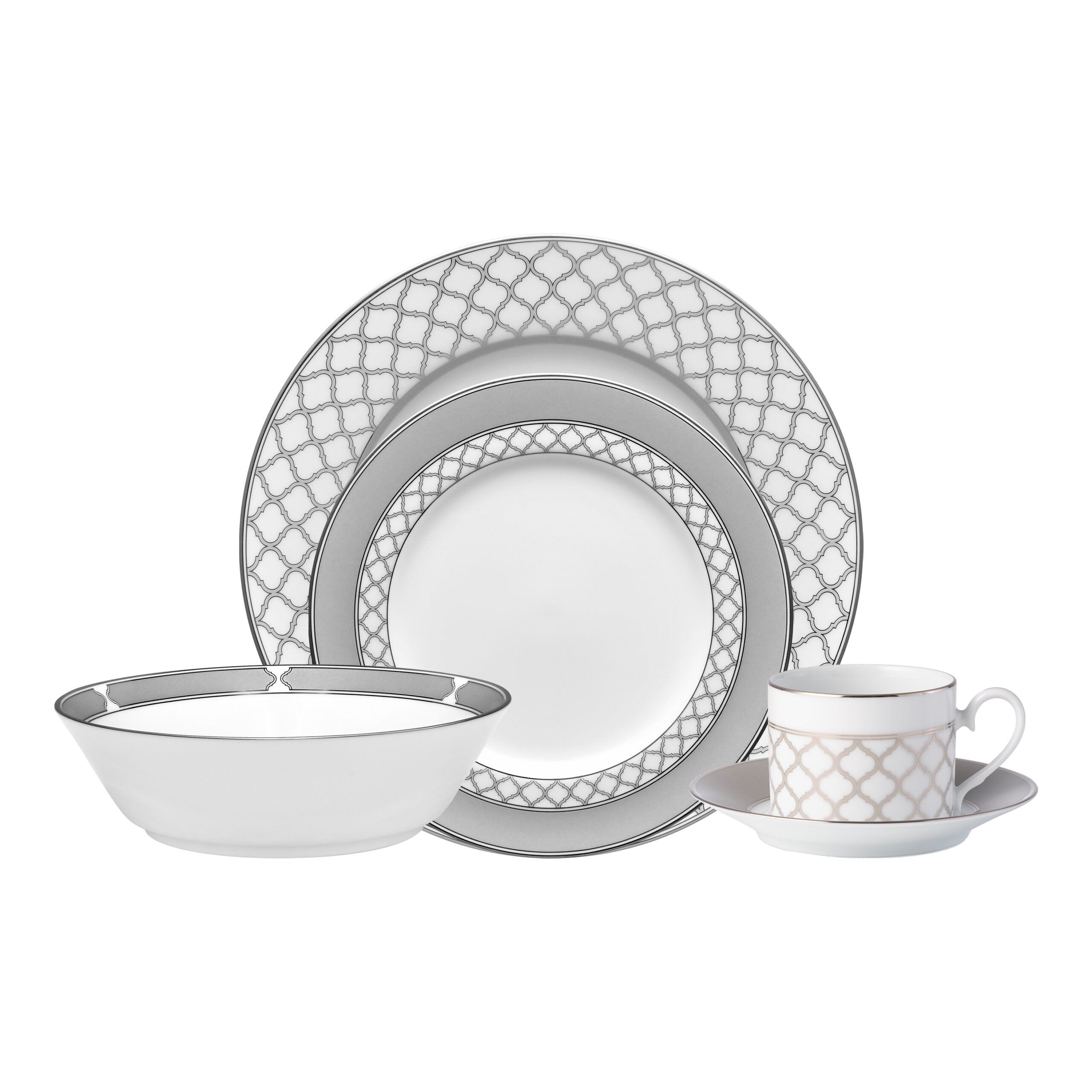 Noritake 37Pcs Dinner & Tea Set For 6 Persons - Eternal Palace