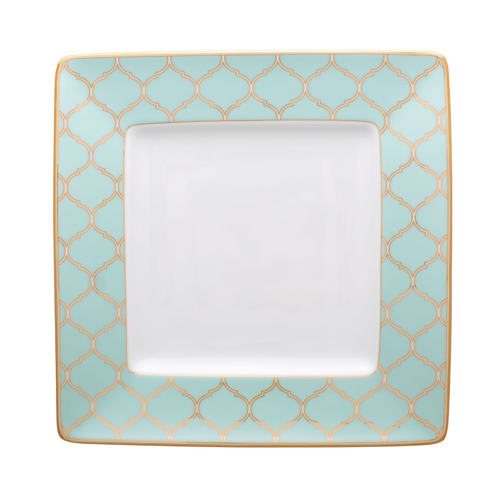 Noritake Plate Square 27Cm-Eternal Palace Mint