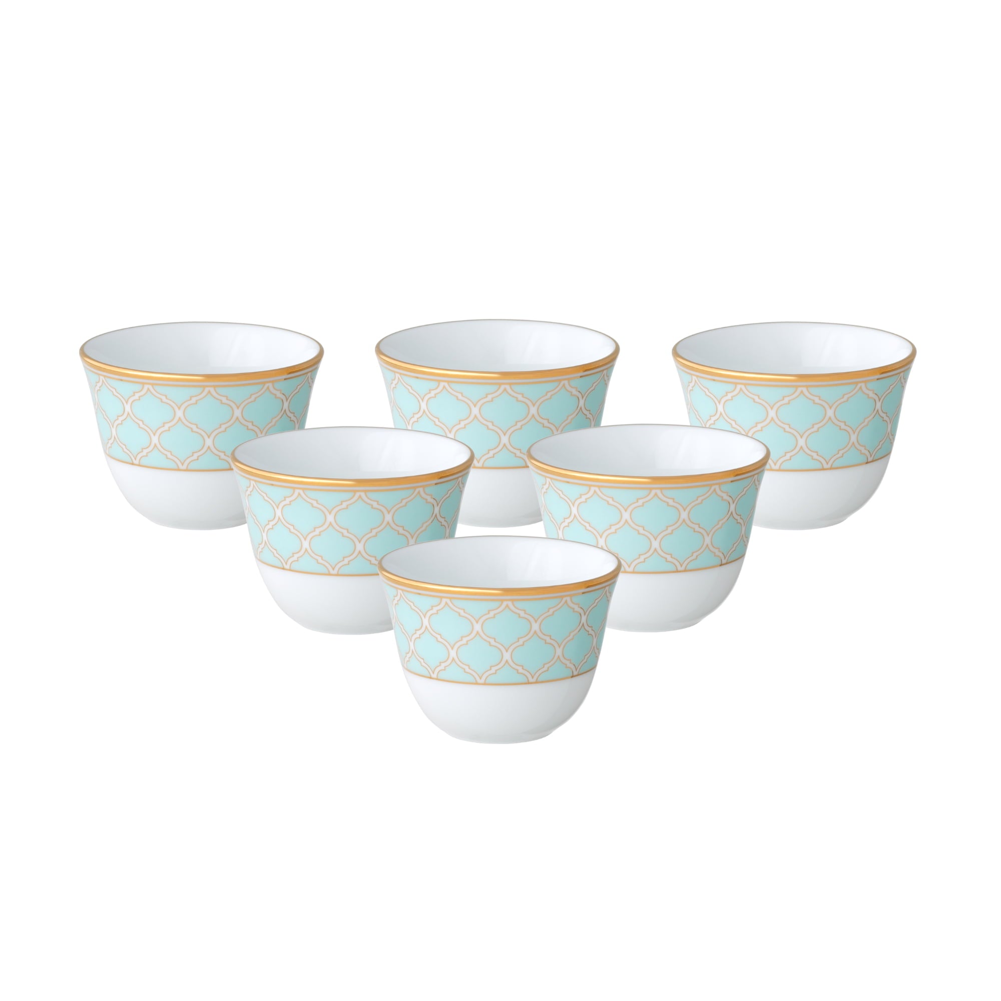 Noritake 6Pc Arabic Cup Set - Eternal Palace Mint