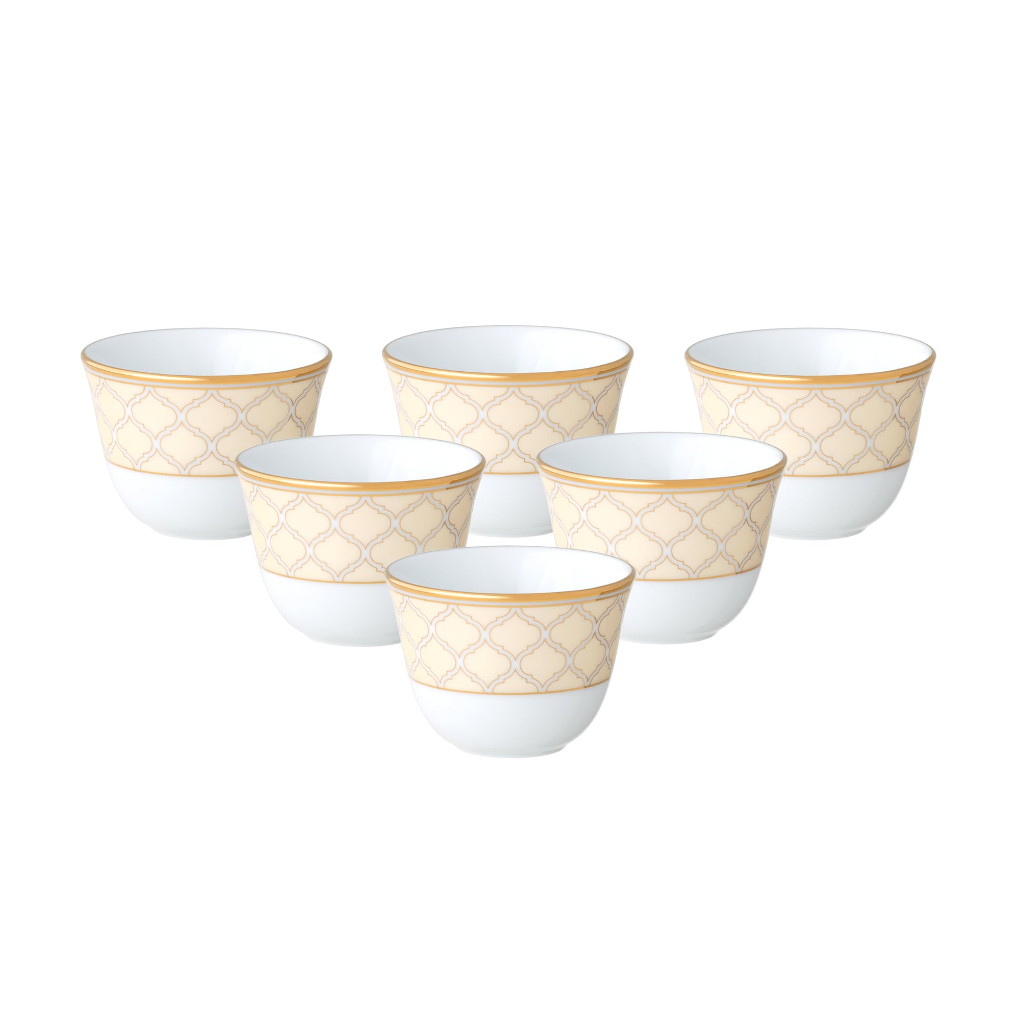 Noritake 6Pc Arabic Cup Set - Eternal Palace Carmel