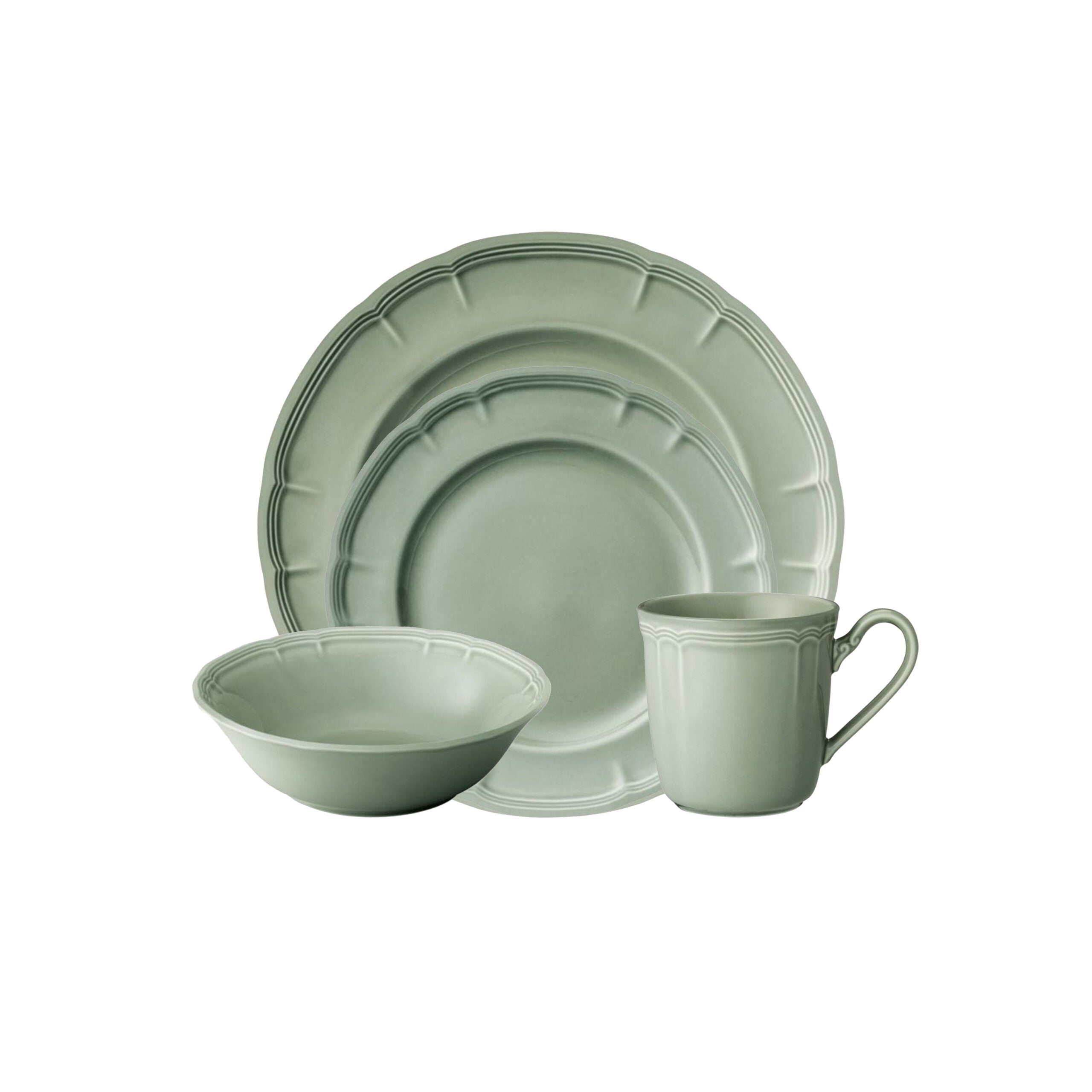 Noritake 16Pcs Dinner Set for 4 person - Proposal Ash