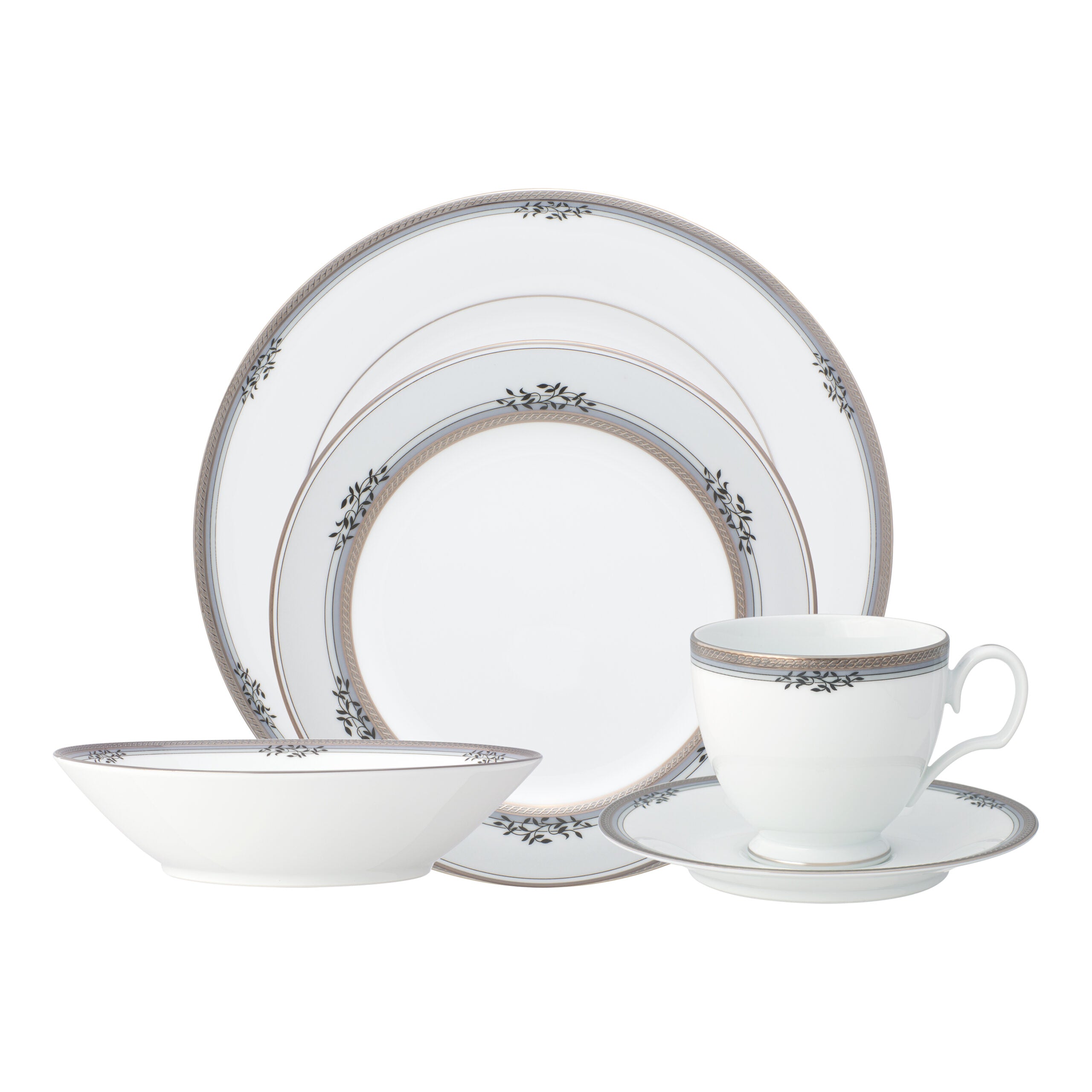 Noritake 20Pcs Dinner Set for 4 Person - Laurel Vale
