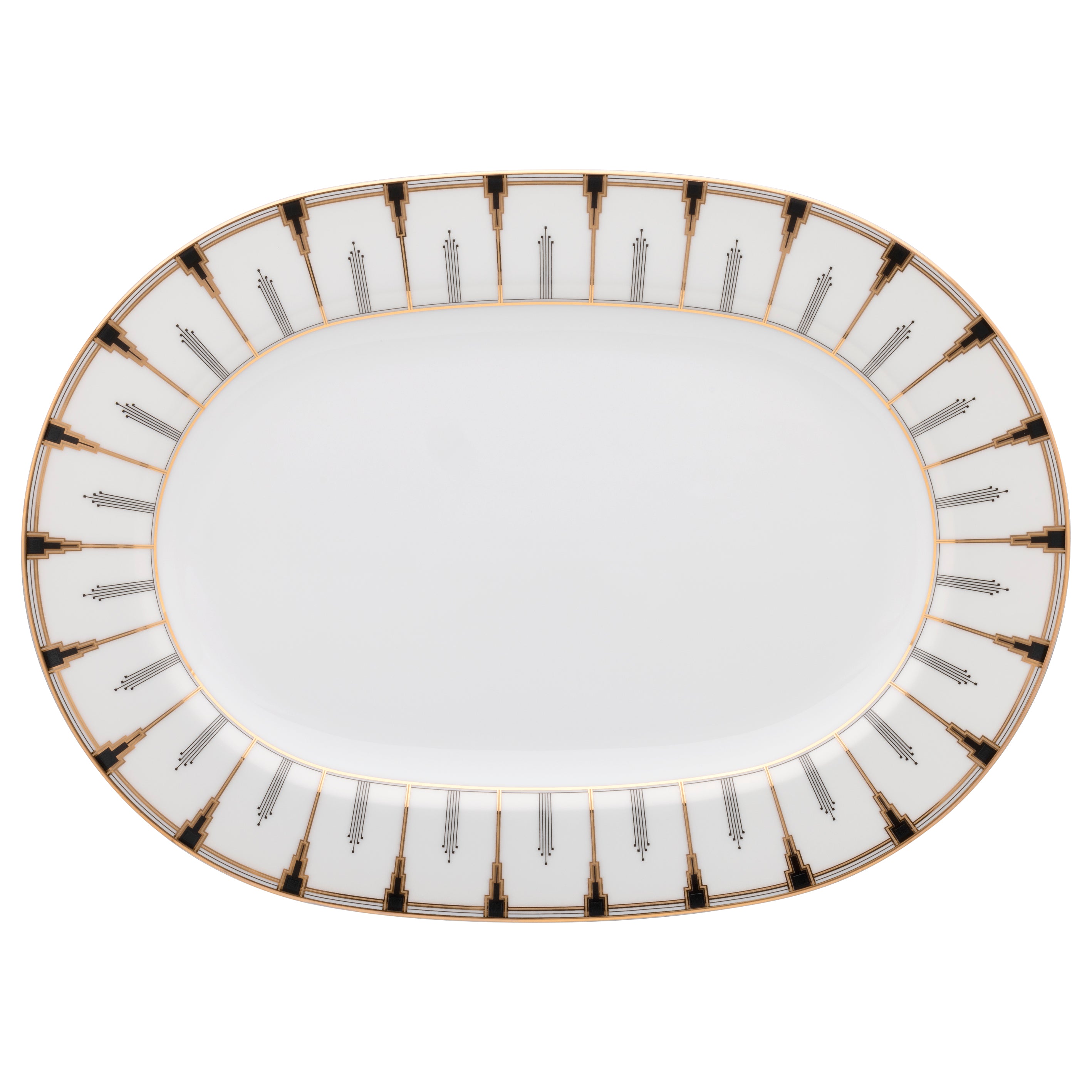 Noritake 96Pcs Dinner & Tea Set For 12 Person-Empire Gold