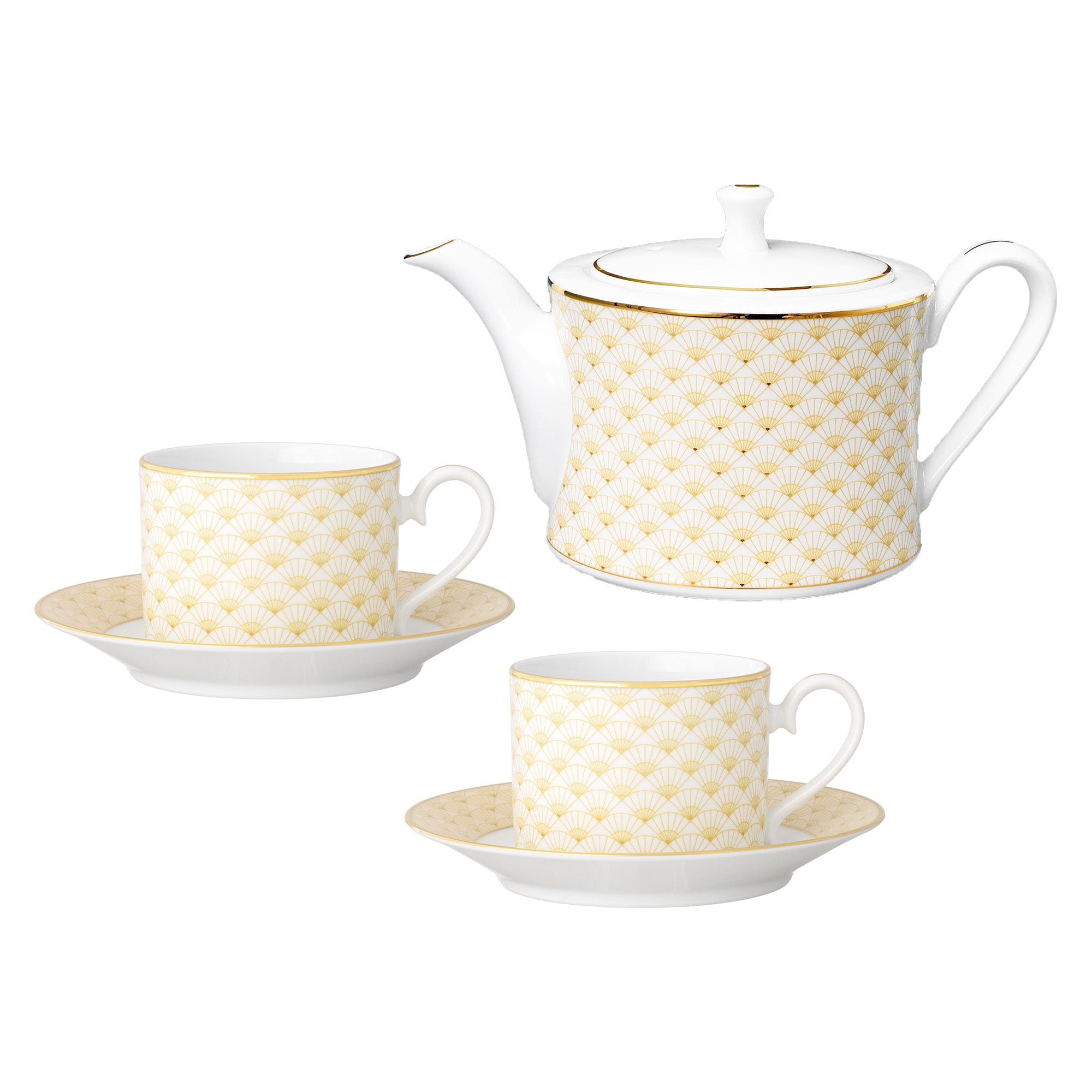 Noritake 6pcs Tea for Two - Trocadero Gold