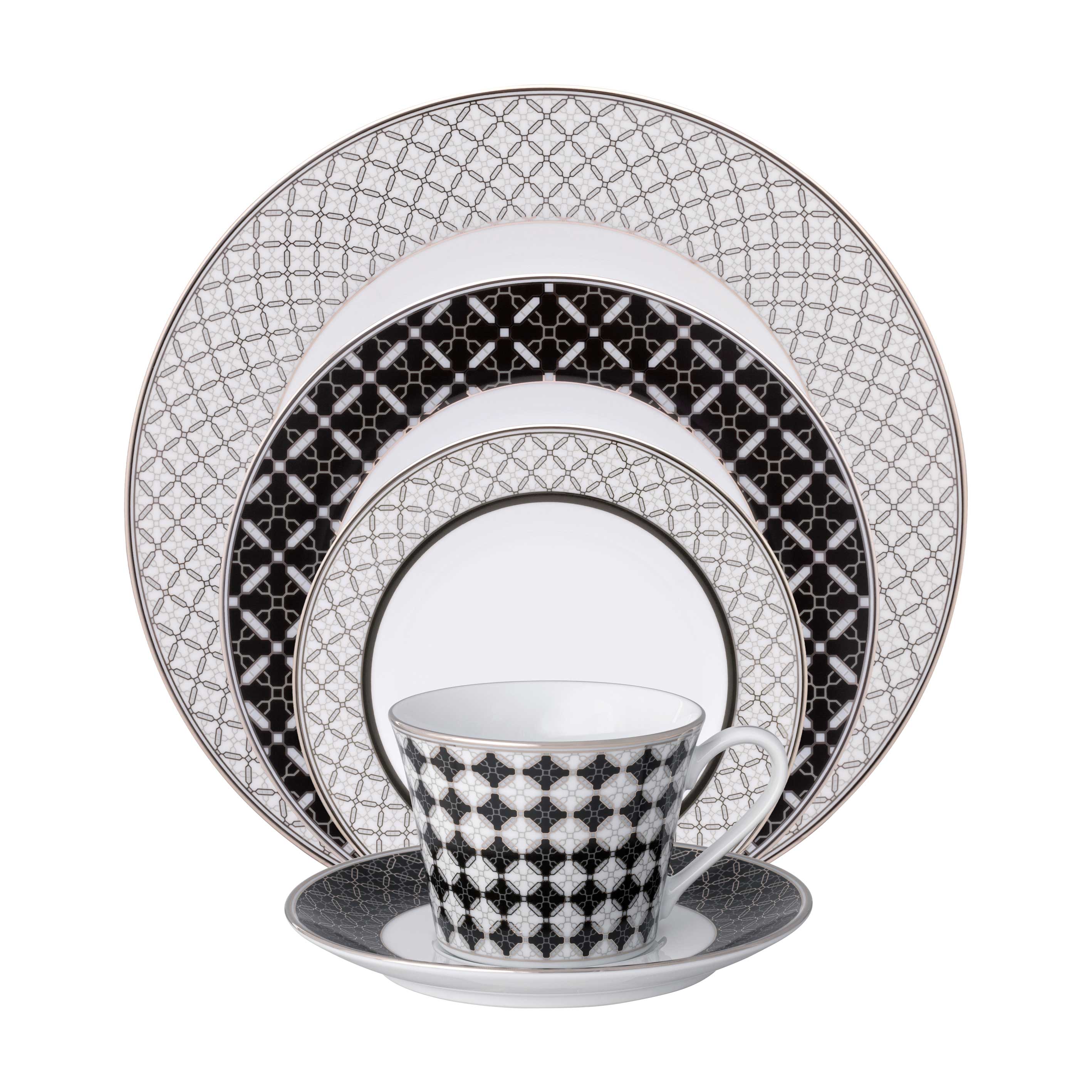 Noritake 96Pcs Dinner & Tea Set for 12 Person - City Table