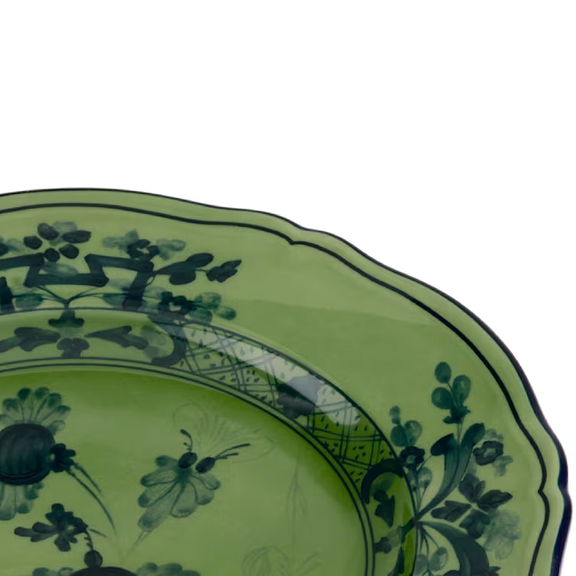 Ginori 1735 Flat Dessert Plate 21CM - Oriente Italiano Malachite