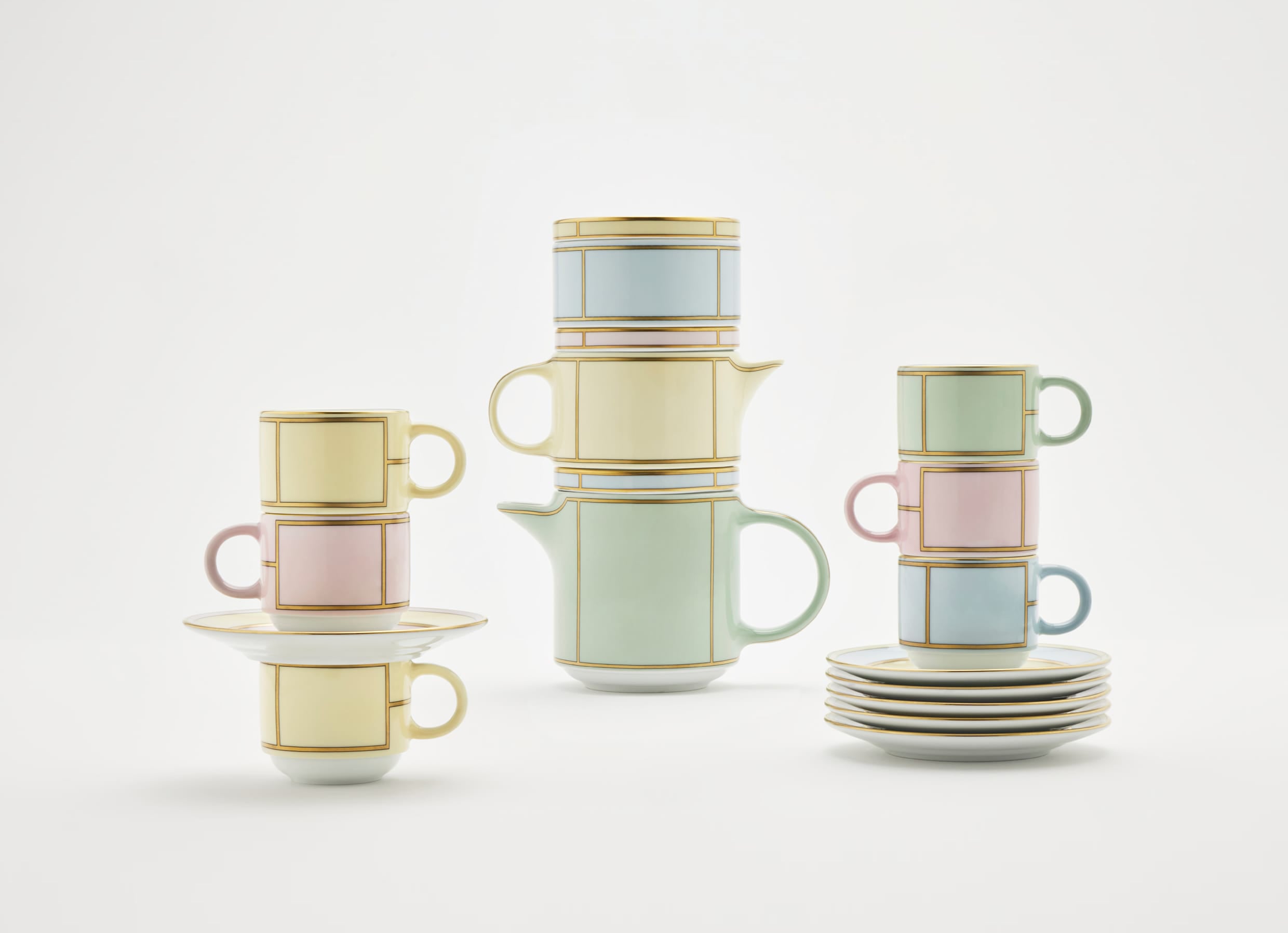 Ginori 1735 Coffeepot w/ Cover 500cc - Diva Verde