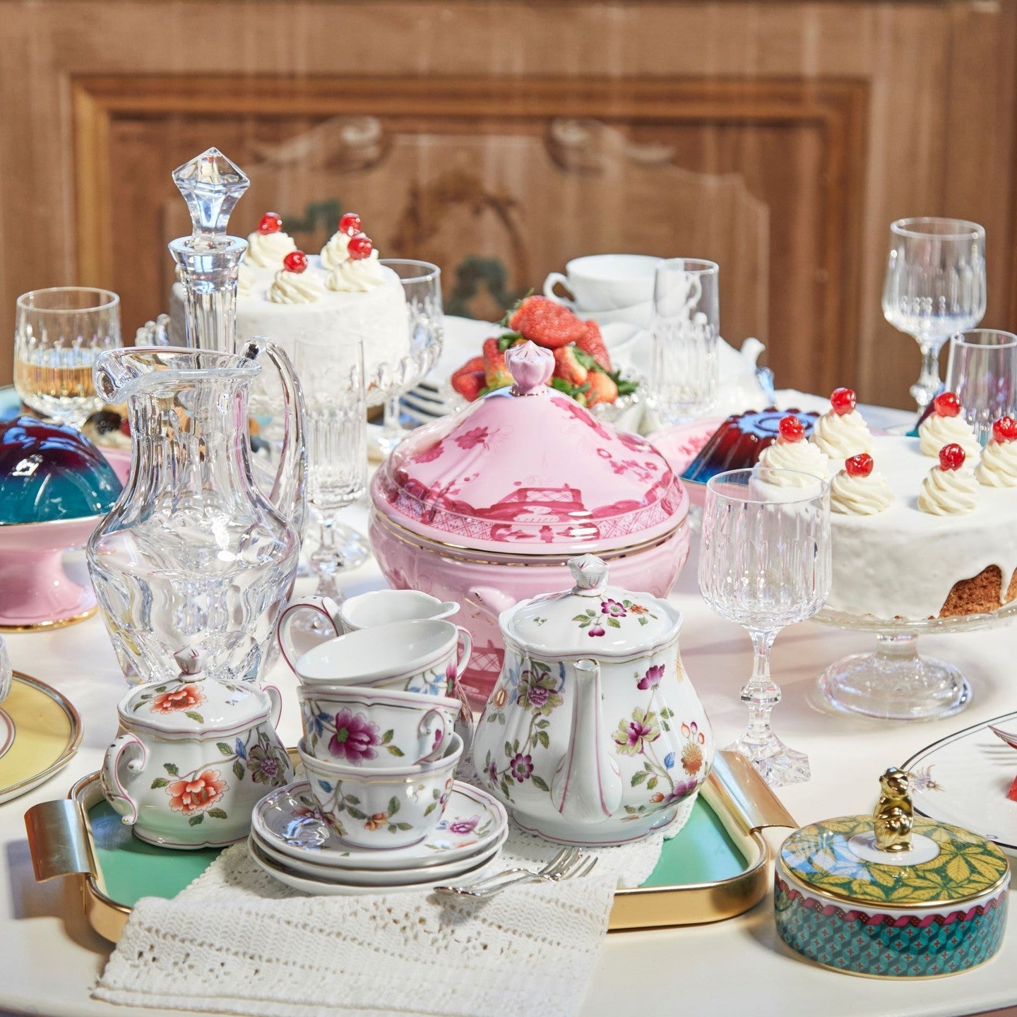 Ginori 1735 34Pcs Dinner Set for 6 Person - Granduca Coreana