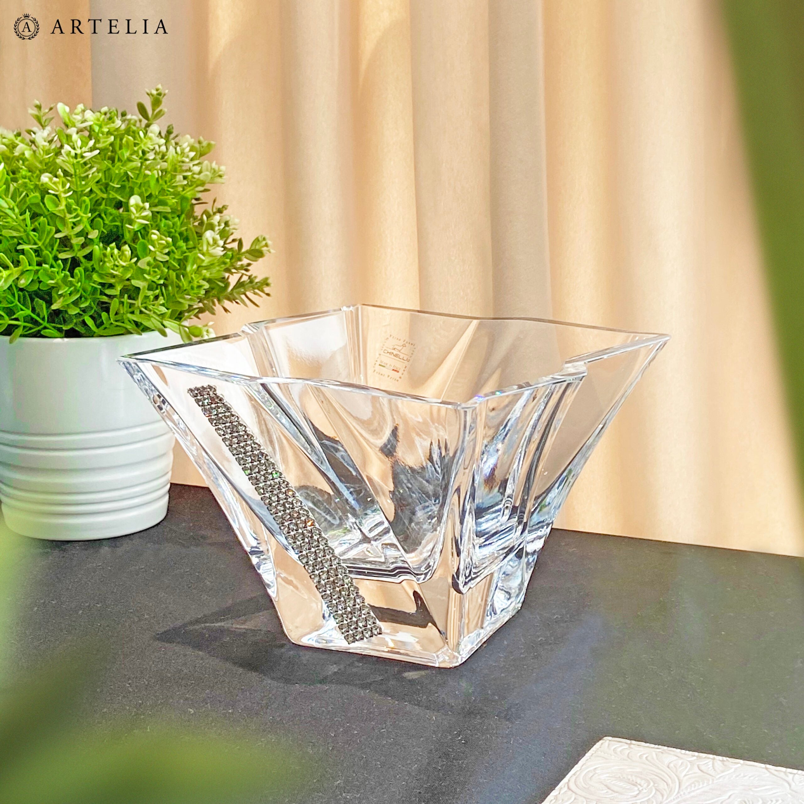 Chinelli Regina Prima Small Square Centrepiece