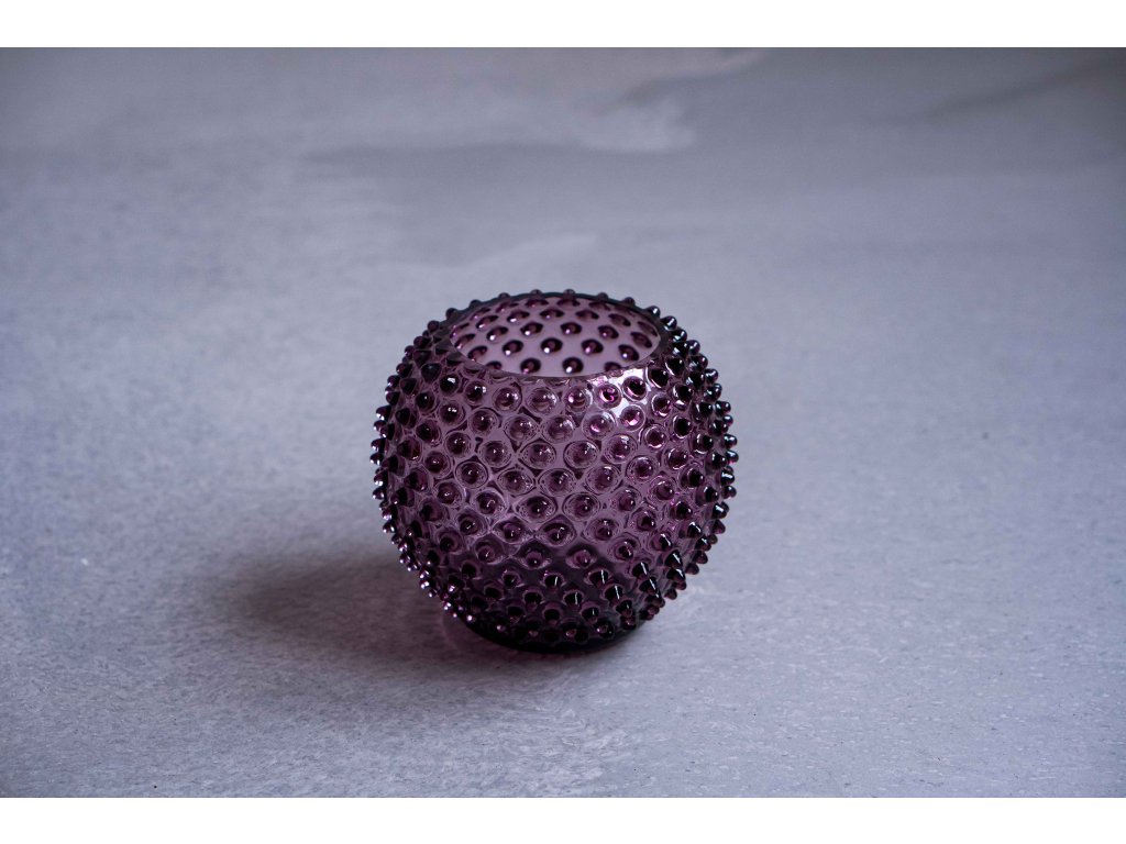 Klimchi Hobnail Vase 18Cm (Violet)