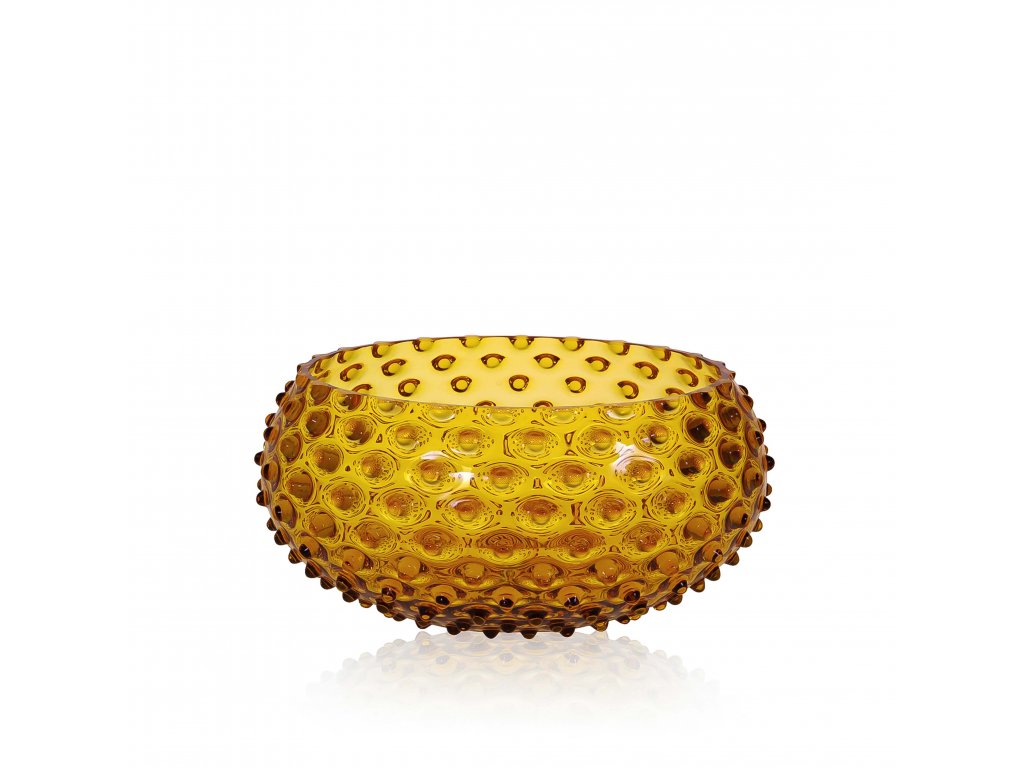 Klimchi Hobnail Bowl 23Cm (Amber)