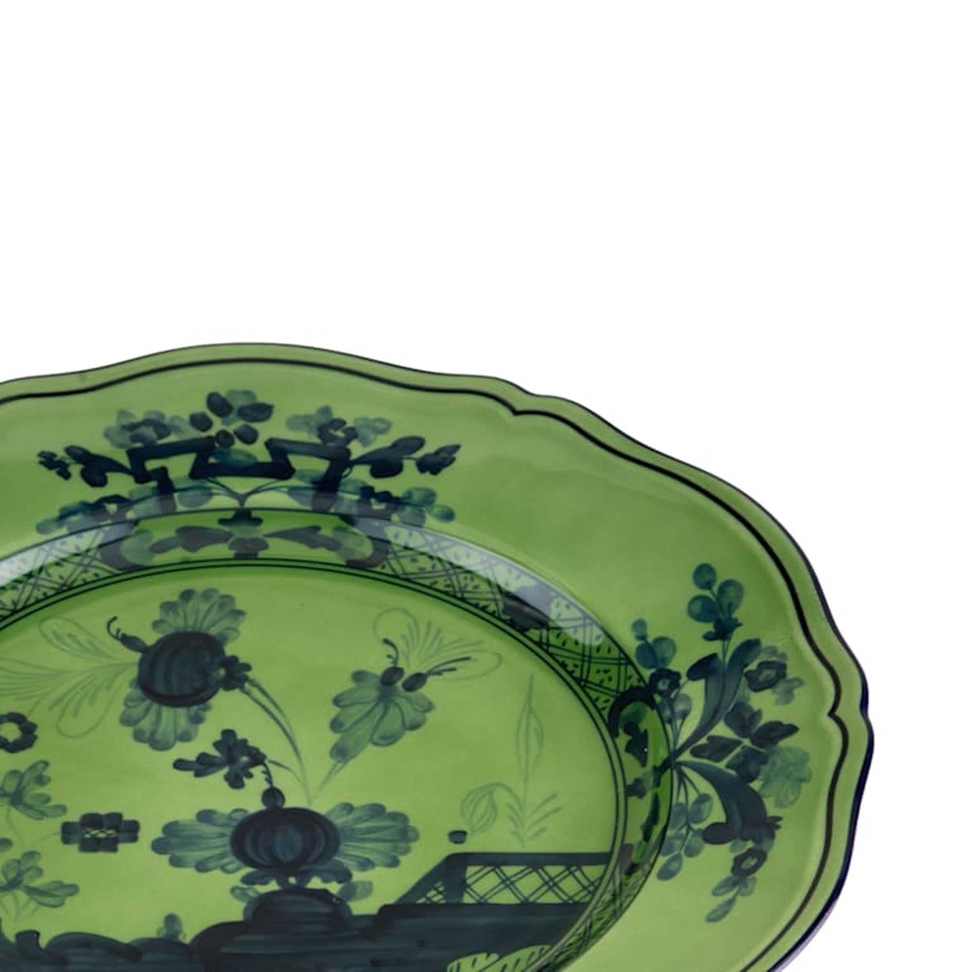 Ginori 1735 Flat Dinner Plate 26.5cm - Oriente Italiano Malachite