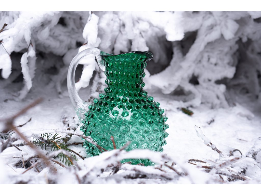 Klimchi Hobnail Jug 2000Ml (Underlay Dark Green )