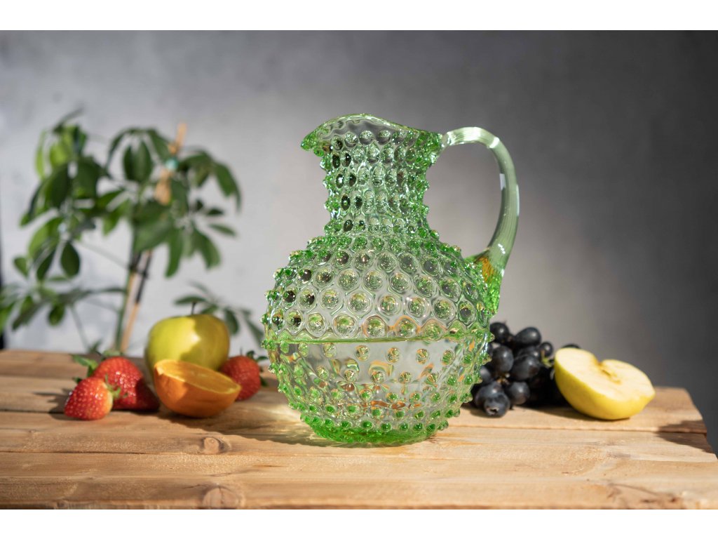 Klimchi Hobnail Jug 2000Ml (Light Green)