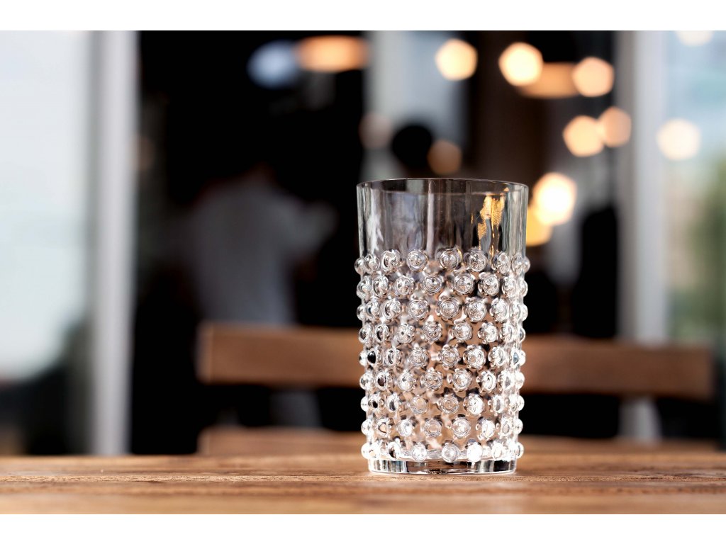 Klimchi Hobnail 6Pcs Tumbler Set 200Ml (Crystal)