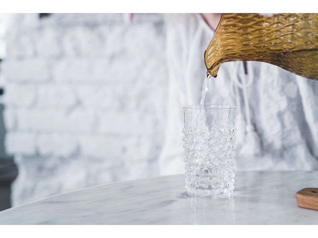 Klimchi Hobnail 6Pcs Tumbler Set 200Ml (Crystal)