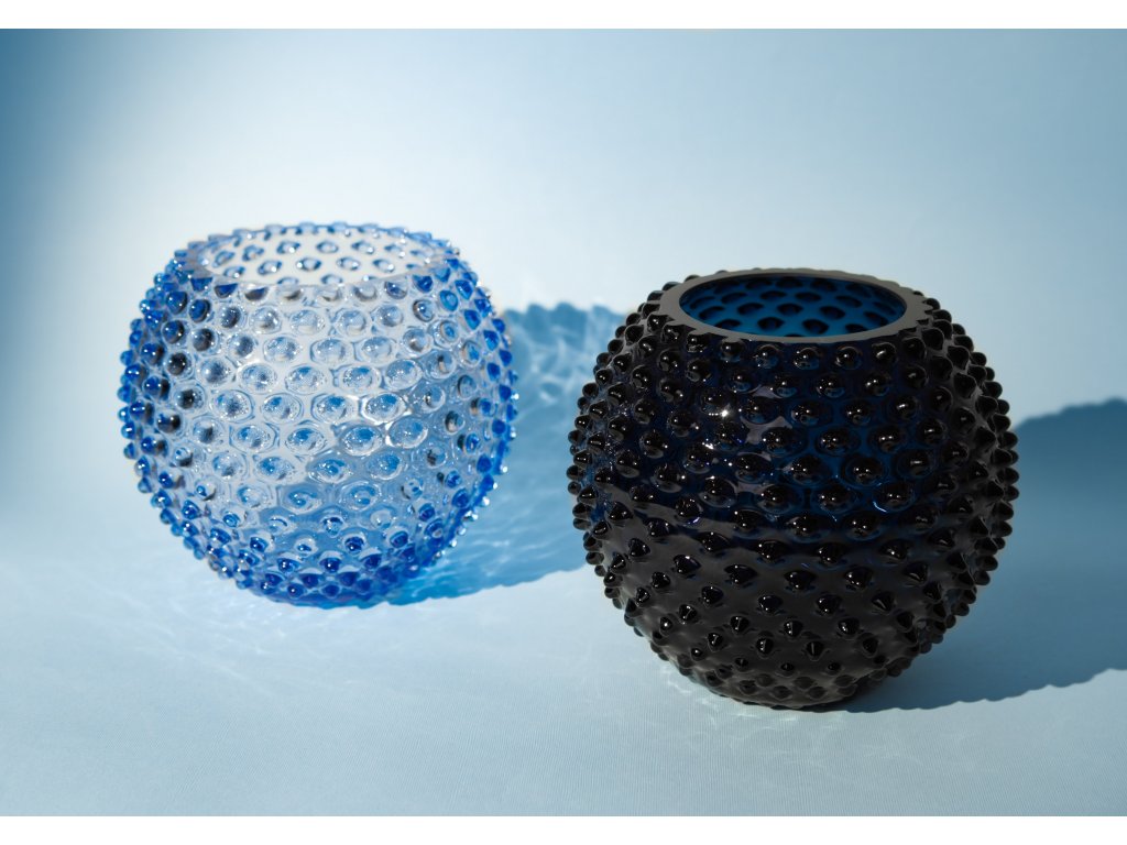 Klimchi Hobnail Vase 18Cm (Royal Blue )