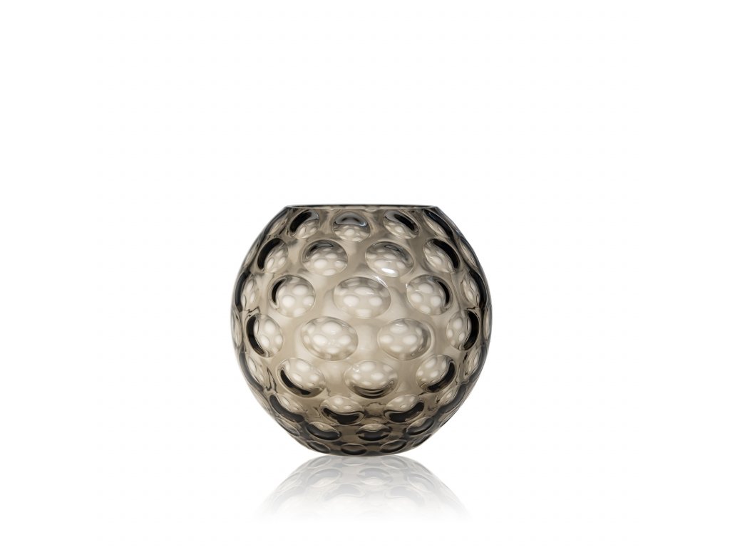 Klimchi Kugel Vase 18Cm (Underlay Black Smoke )