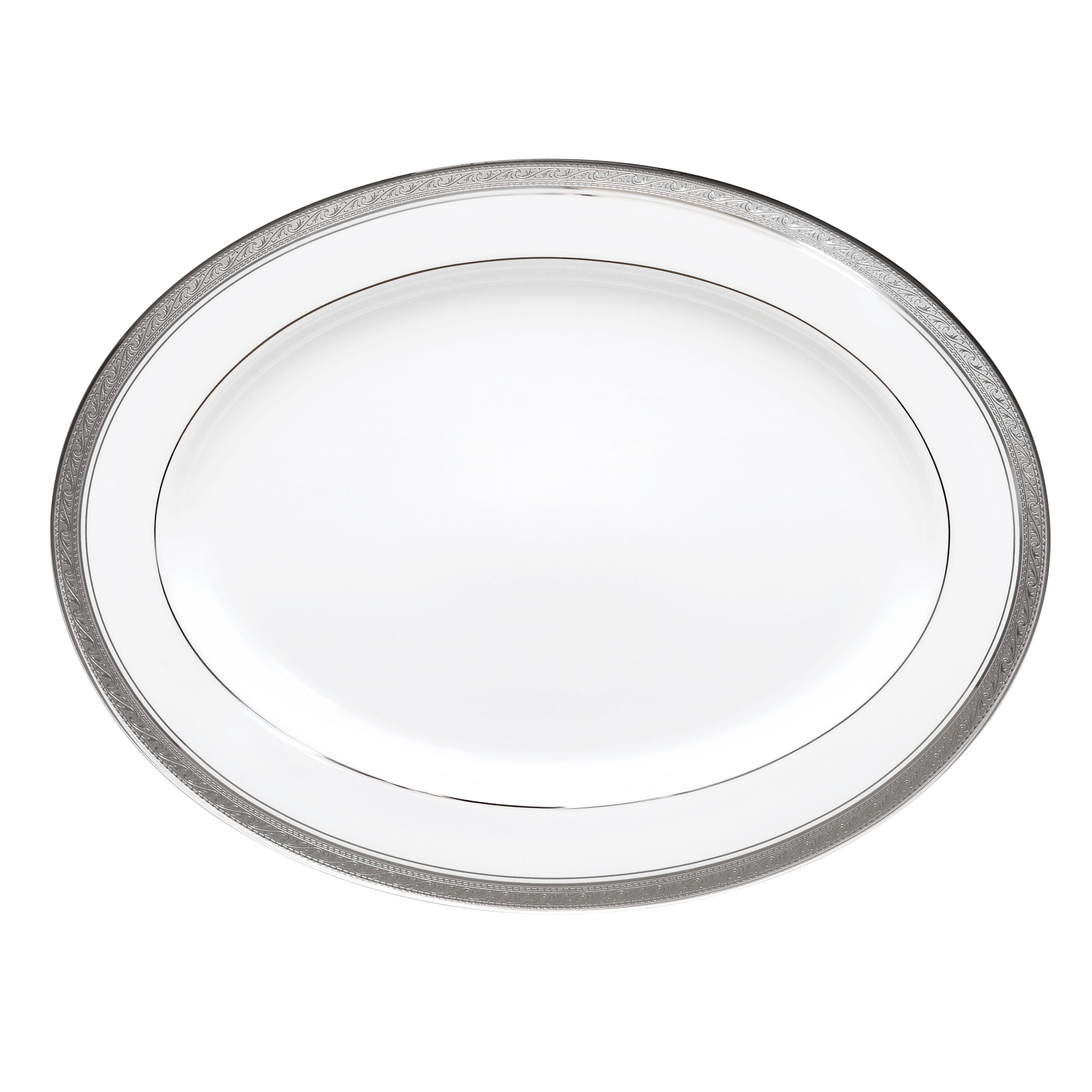 Noritake 96Pcs Dinner & Tea Set for 12 Person - Crestwood Platinum