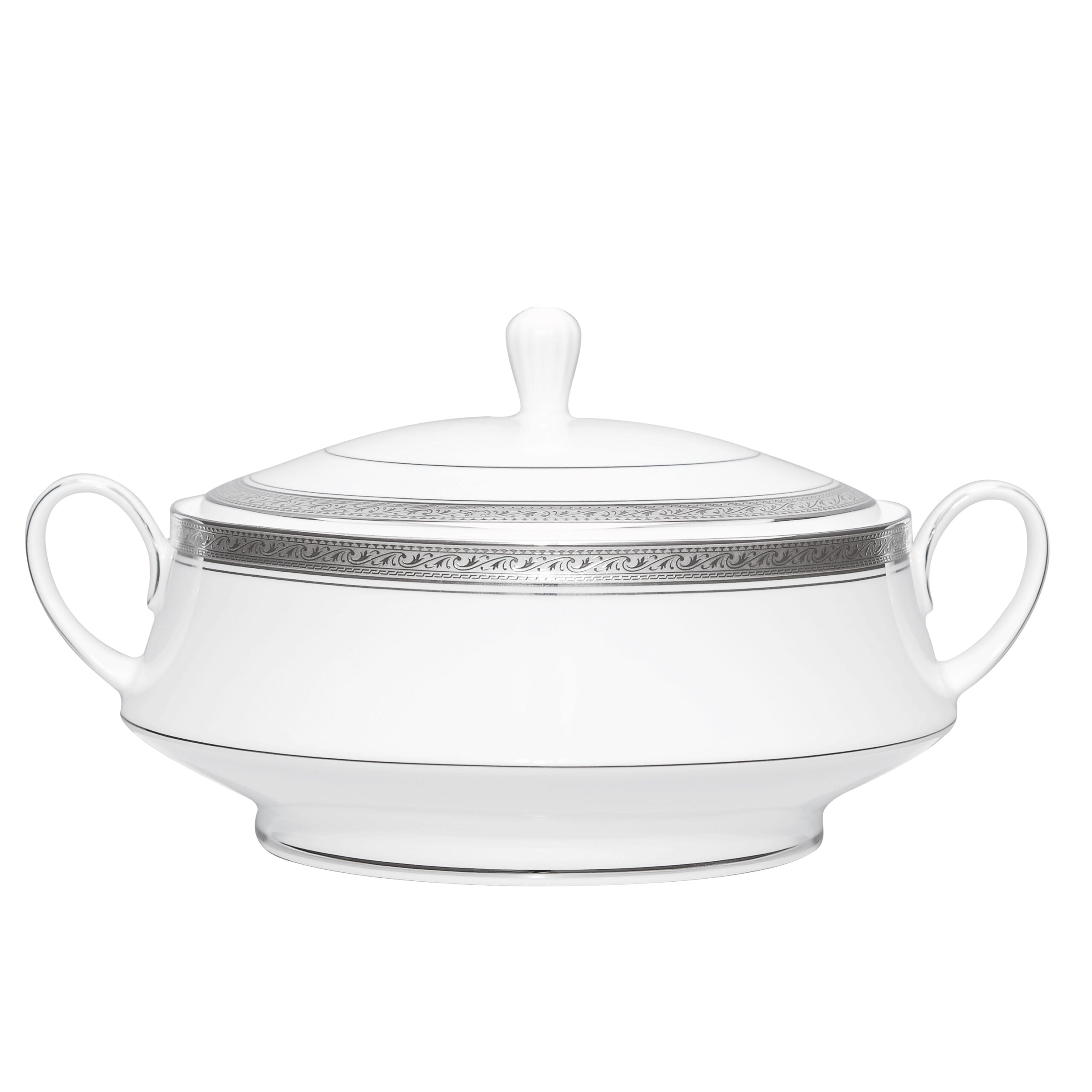 Noritake 96Pcs Dinner & Tea Set for 12 Person - Crestwood Platinum