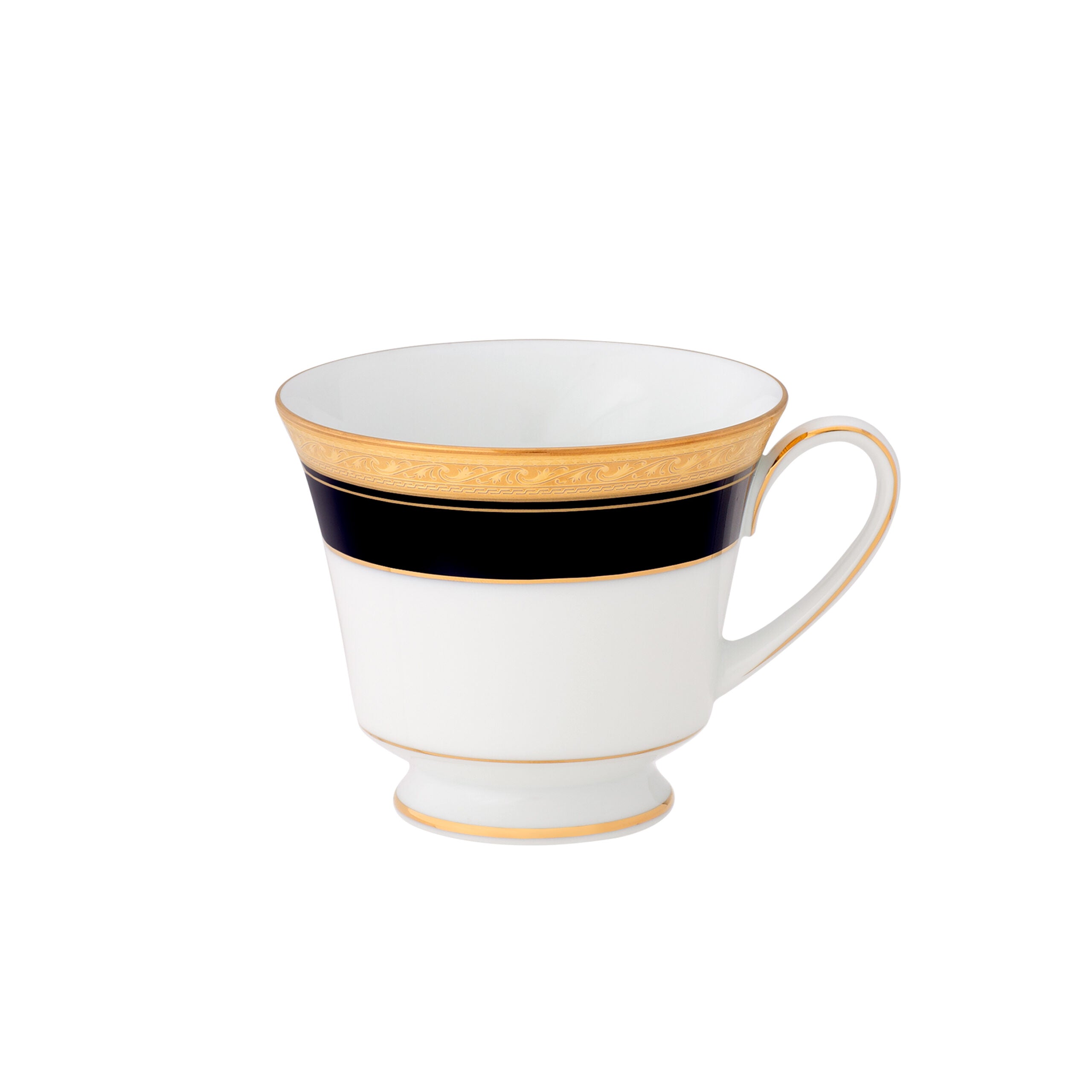 Noritake 96Pcs Dinner & Tea Set for 12 Person - Crestwood Cobalt Gold