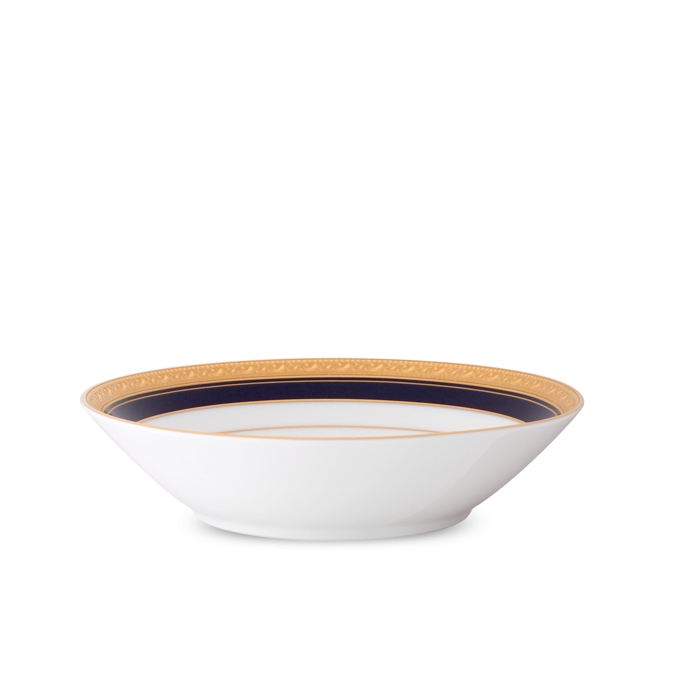 Noritake 33Pcs Dinner Set with Teapot for 6 Person - Crestwood Cobalt Gold