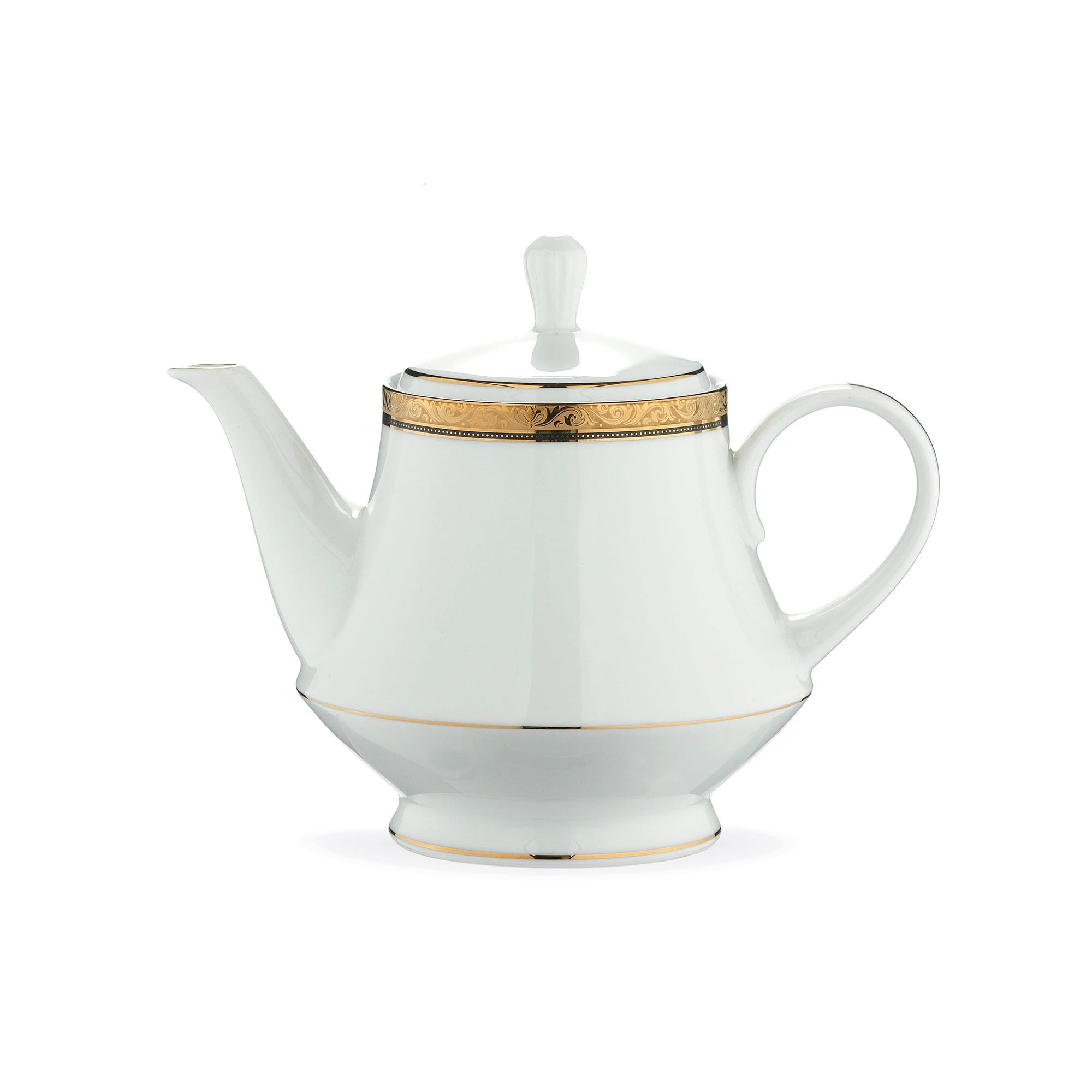 Noritake 33Pcs Dinner Set with Teapot for 6 Person - Regent Gold