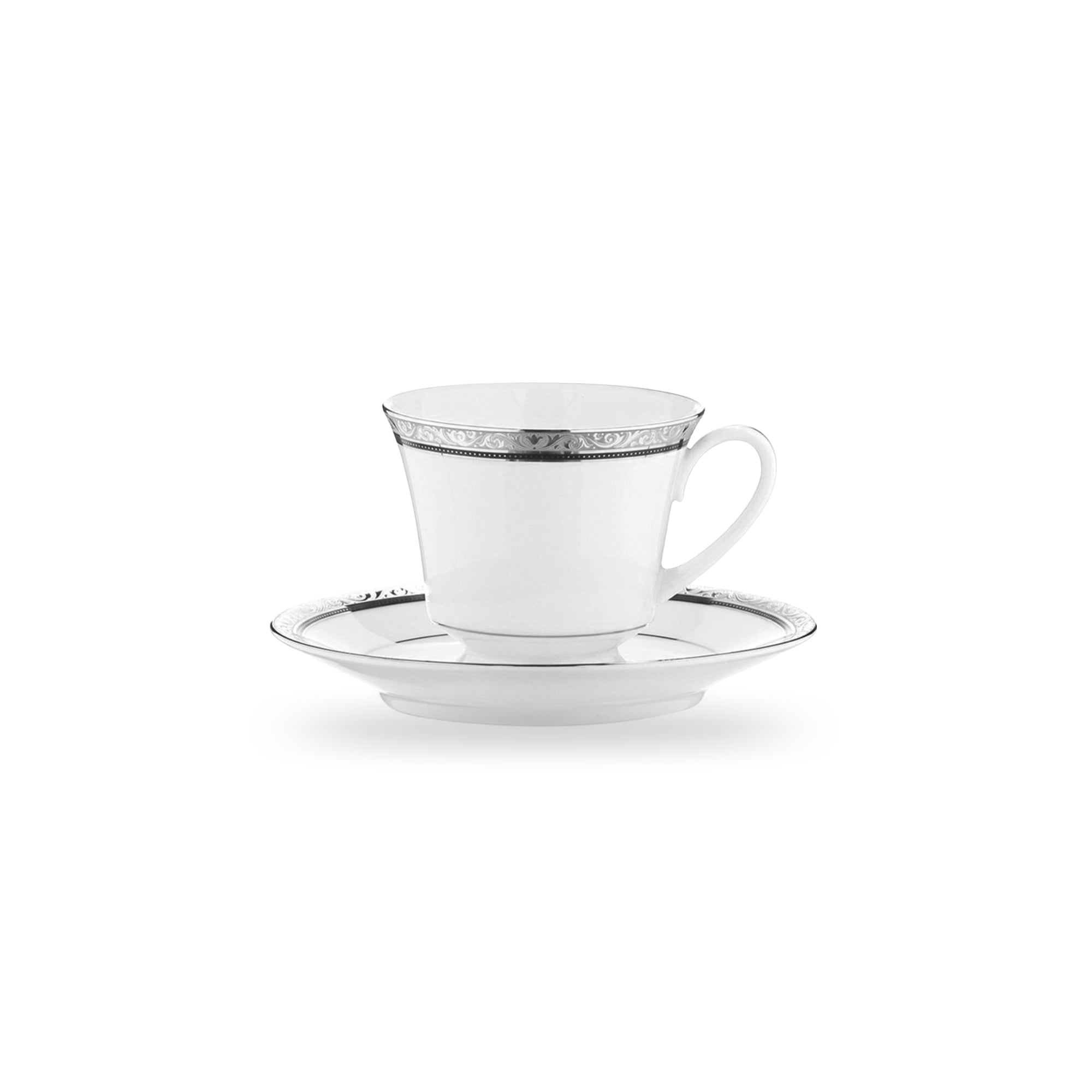 Noritake 33Pcs Dinner Set with Teapot for 6 Person - Regent Platinum