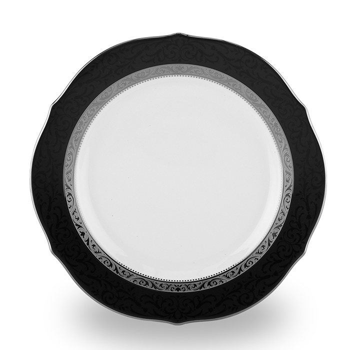 Noritake 33Pcs Dinner Set with Teapot for 6 Person - Regent Platinum