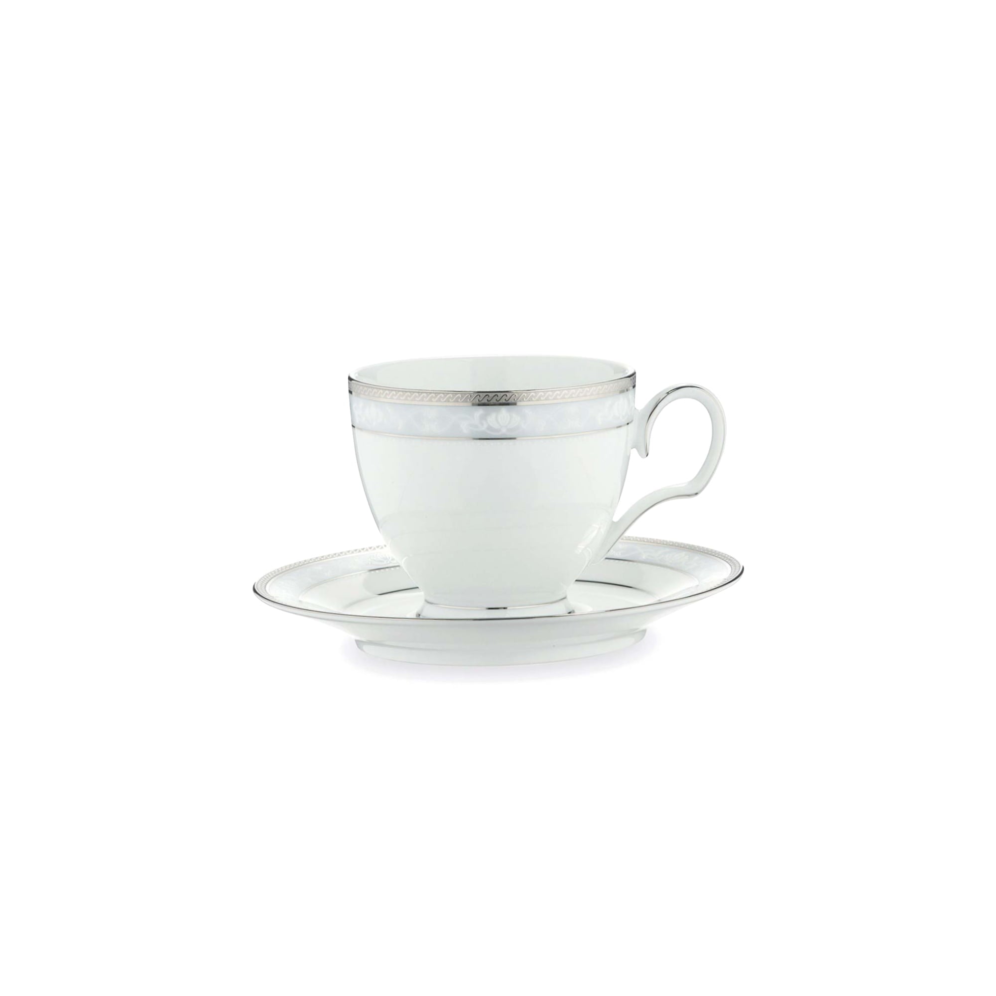 Noritake 33Pcs Dinner Set with Teapot for 6 Person - Hampshire Platinum