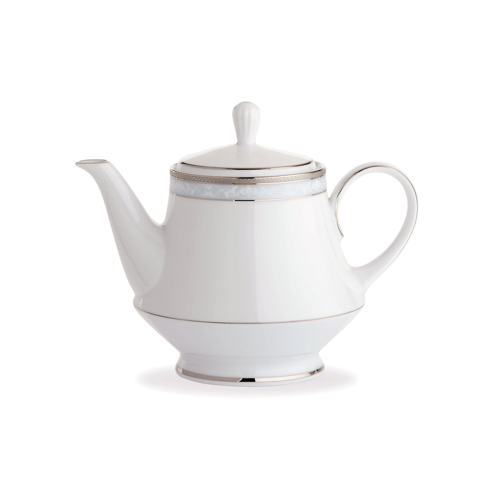 Noritake 33Pcs Dinner Set with Teapot for 6 Person - Hampshire Platinum