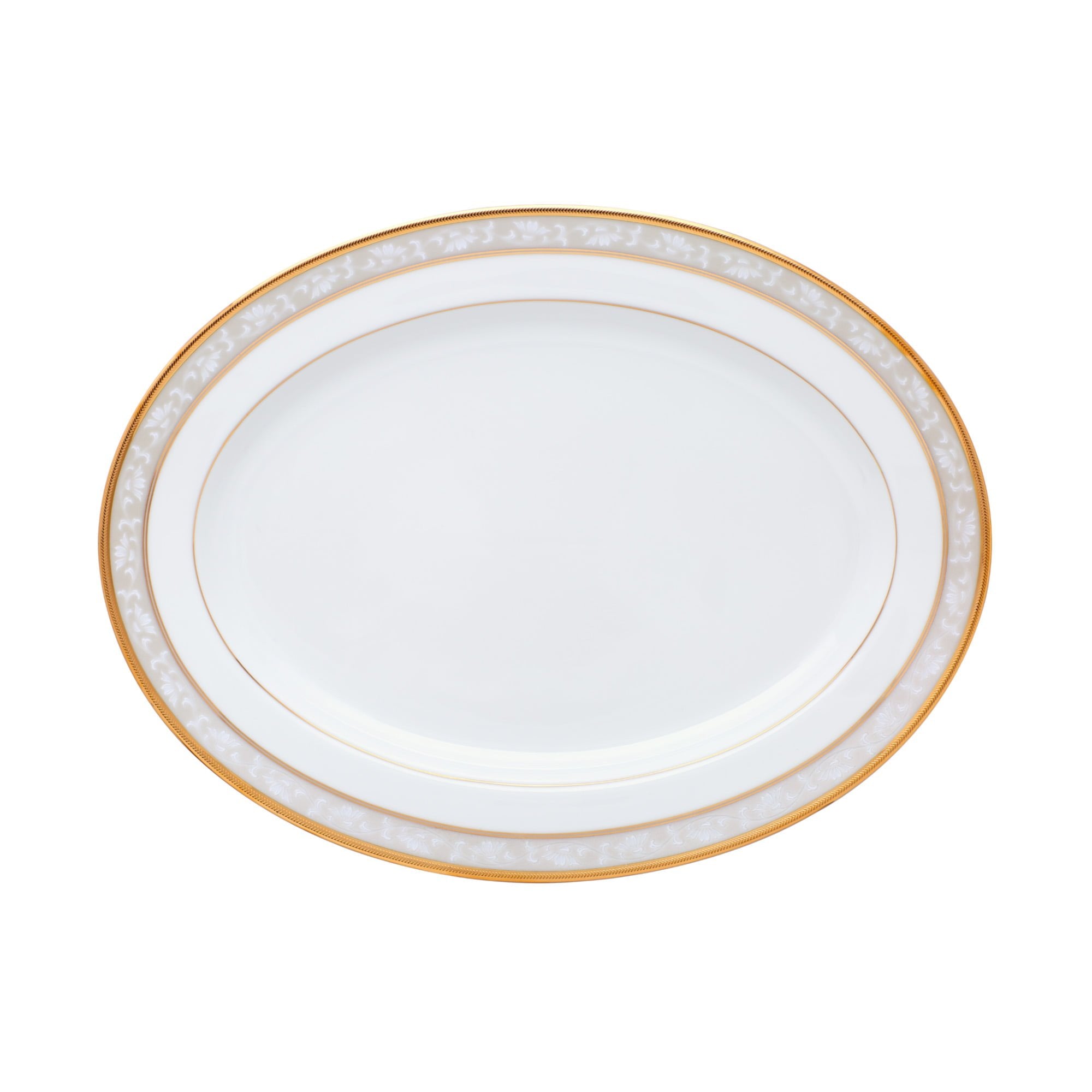 Noritake Oval Platter Small 12" - Brunswick Gold