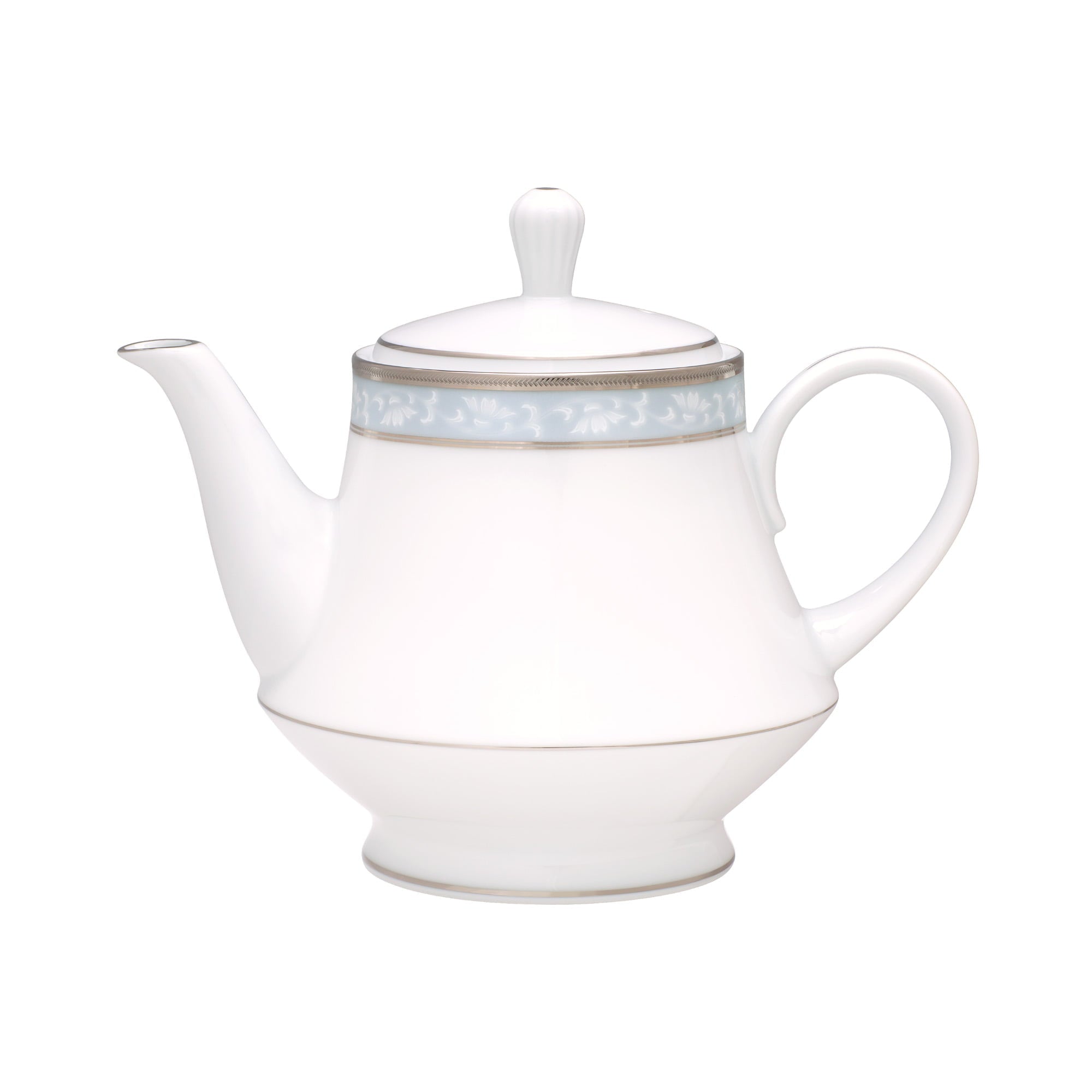 Noritake Teapot w/Lid - Brunswick Platinum