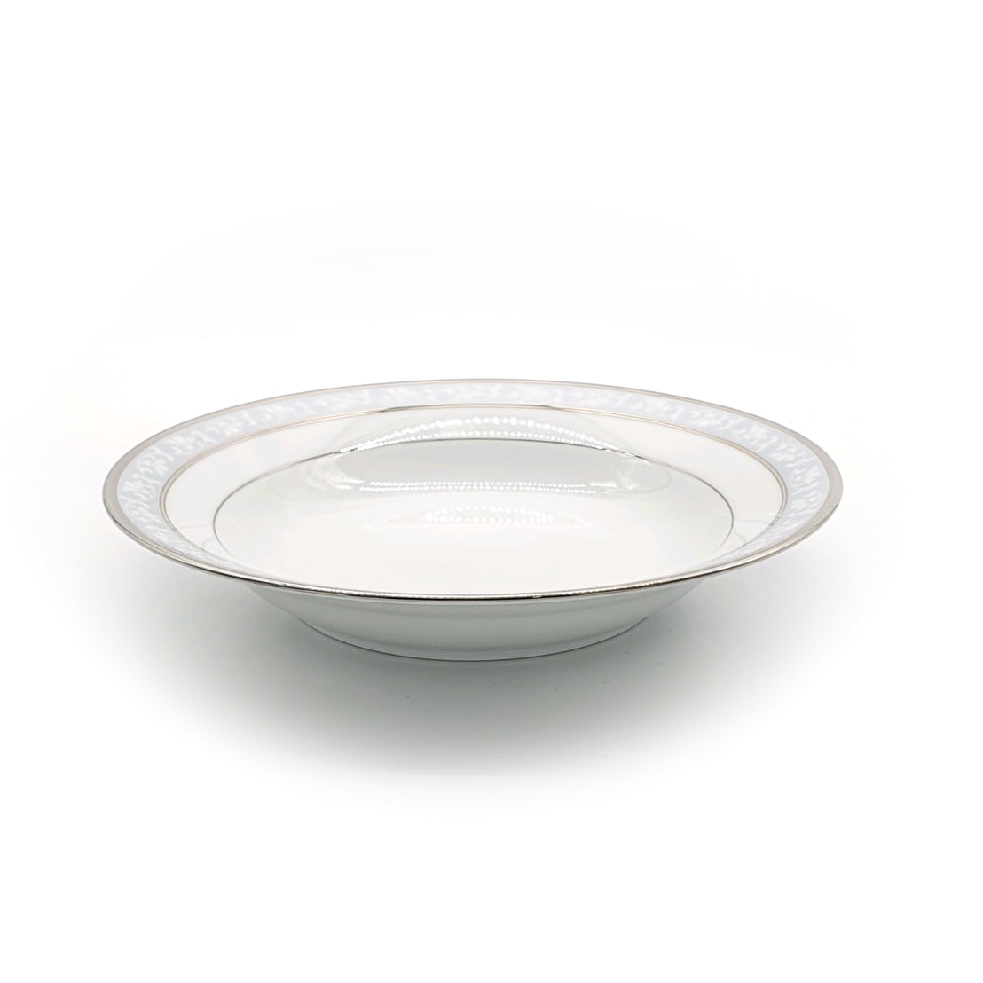 Noritake Soup Plate 22.6cm - Brunswick Platinum