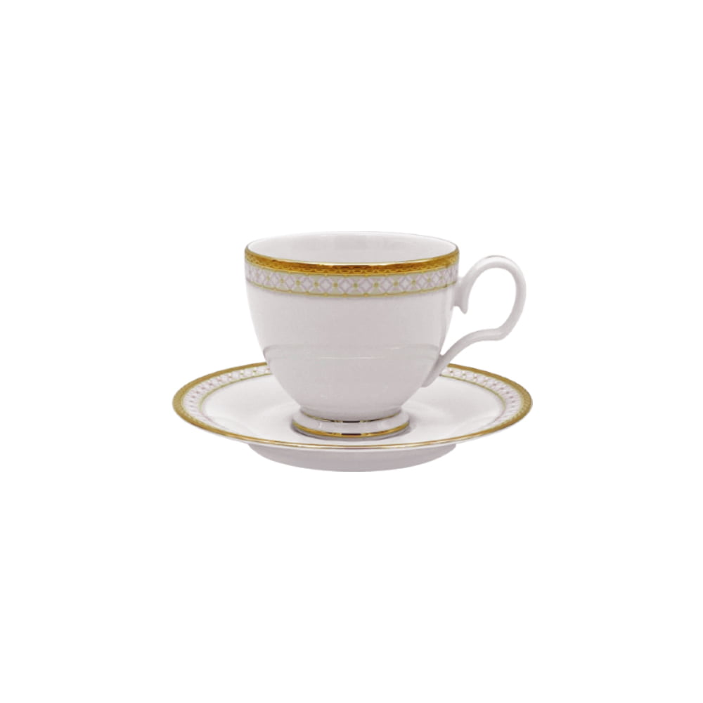 Noritake 17Pcs Tea Set For 6 Persons - Rochester Gold