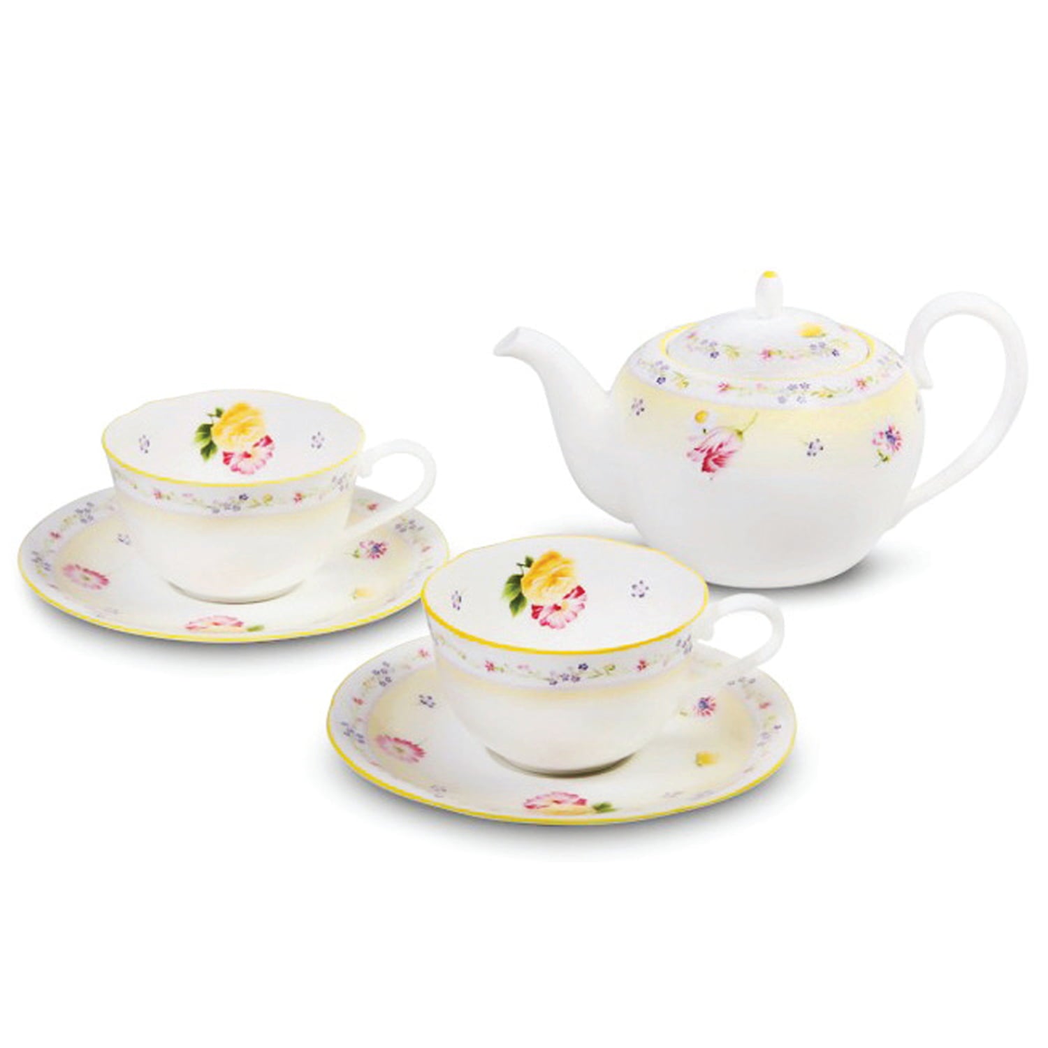 Noritake 6Pcs Tea for Two Set - Jeune Fleur