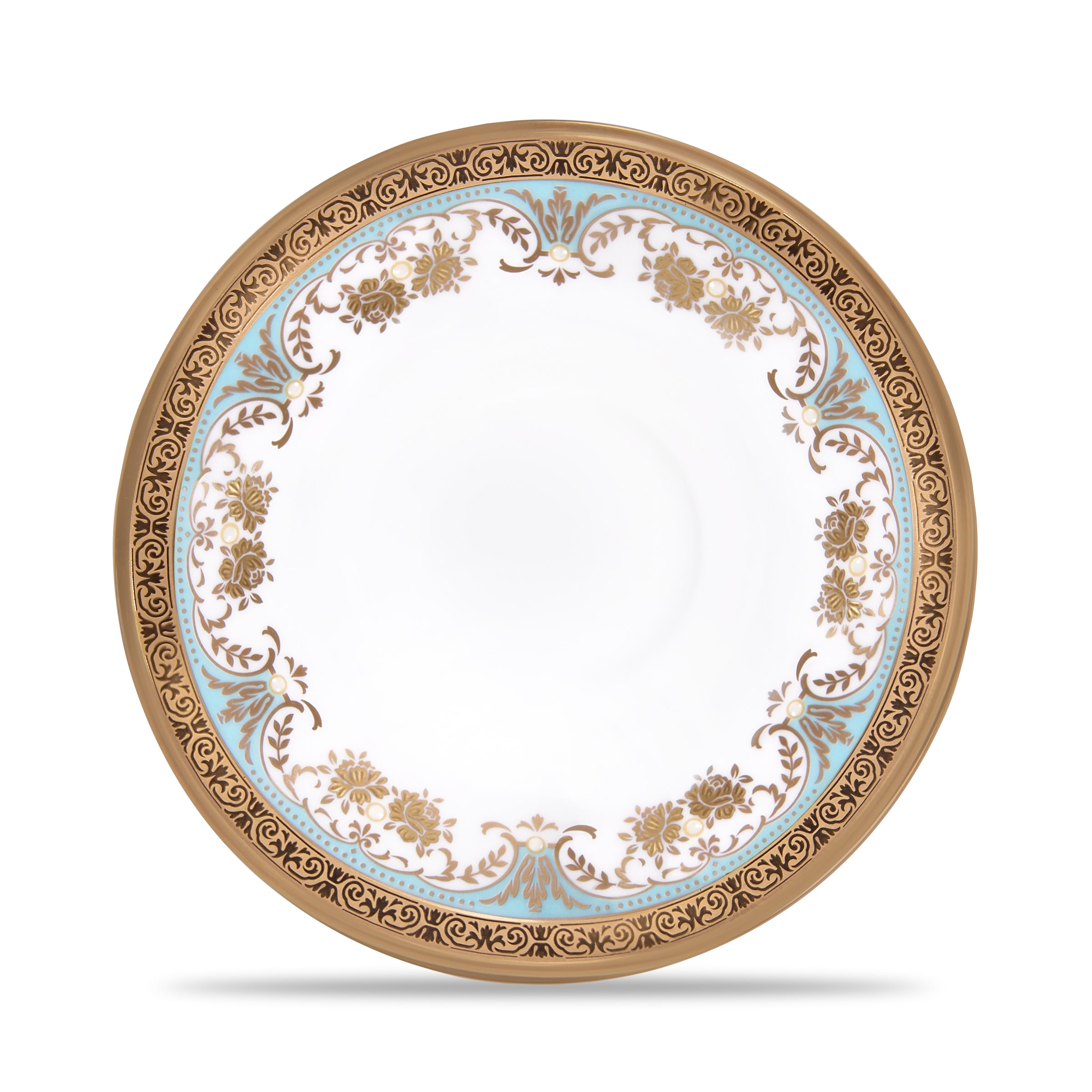 Noritake 96 Pcs Dinner And Tea Set for 12 Person - Georgian Turquise