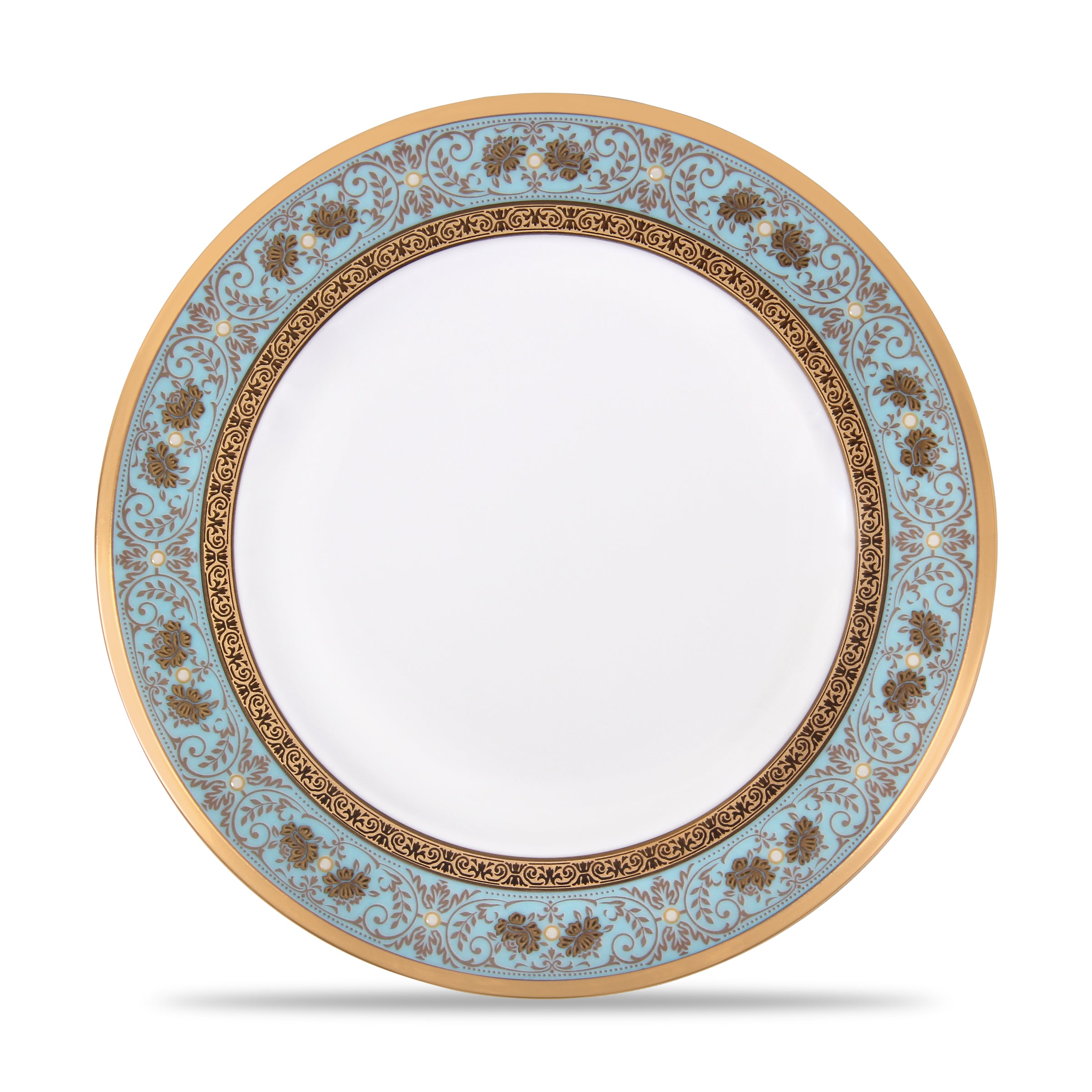 Noritake 96 Pcs Dinner And Tea Set for 12 Person - Georgian Turquise