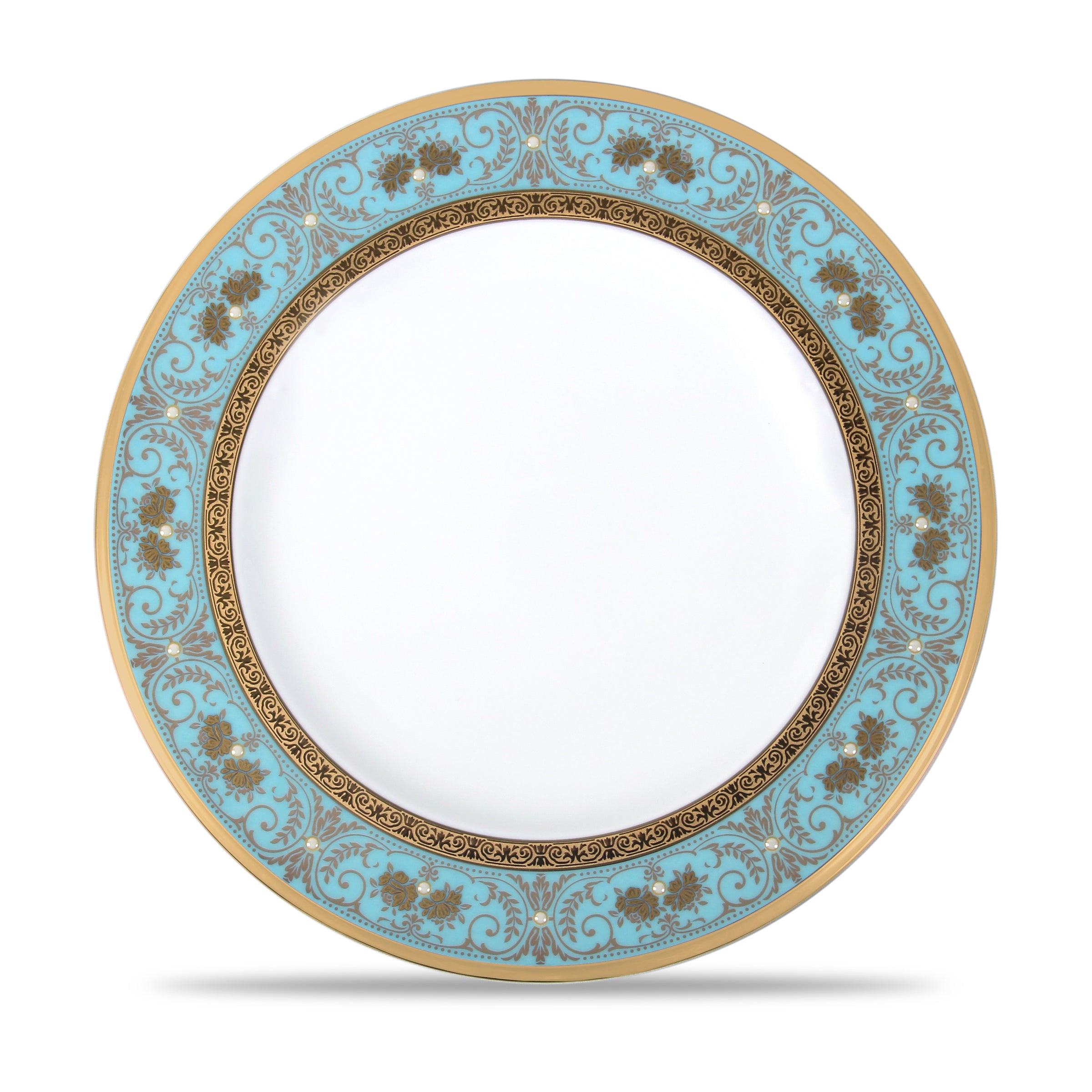 Noritake 96 Pcs Dinner And Tea Set for 12 Person - Georgian Turquise