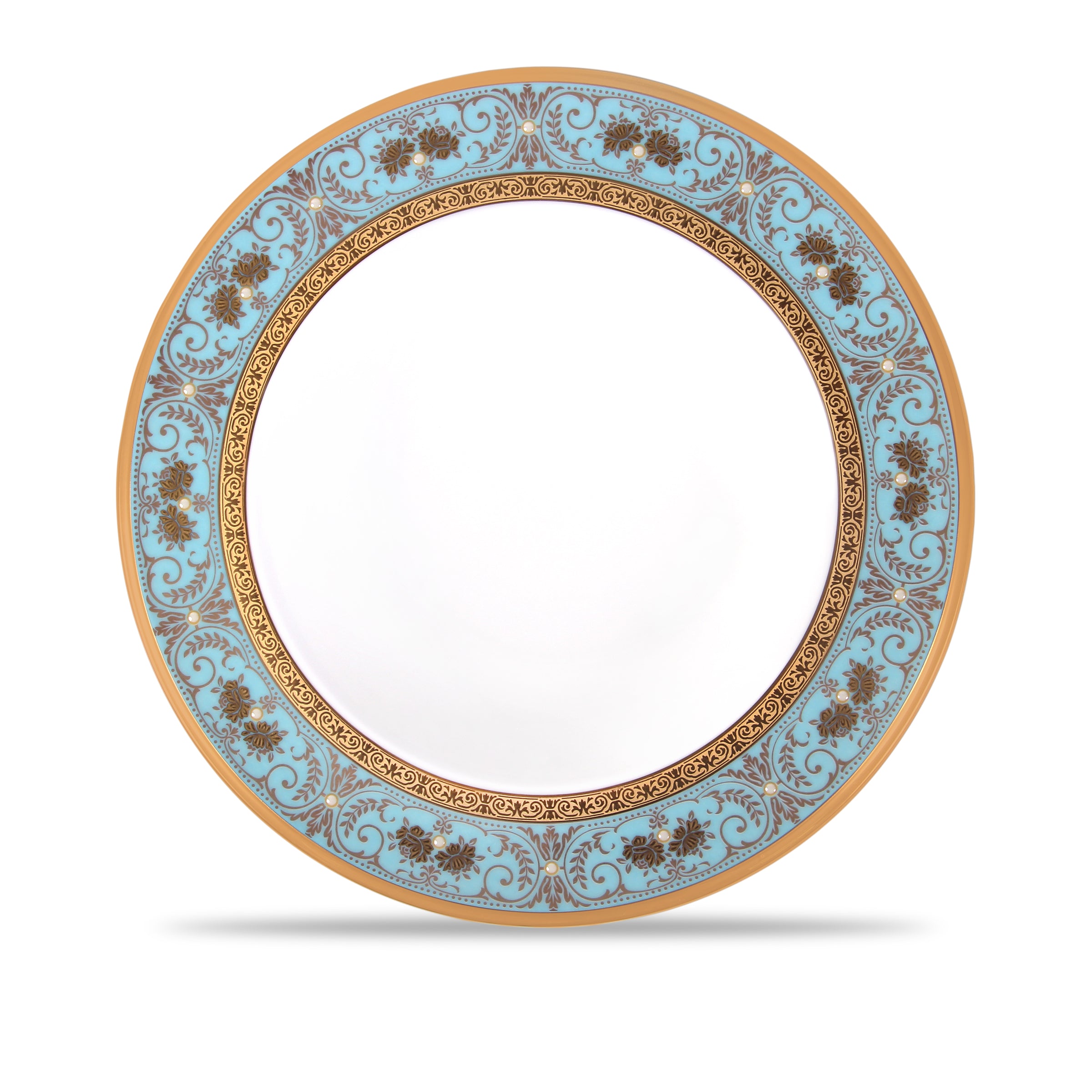 Noritake 96 Pcs Dinner And Tea Set for 12 Person - Georgian Turquise