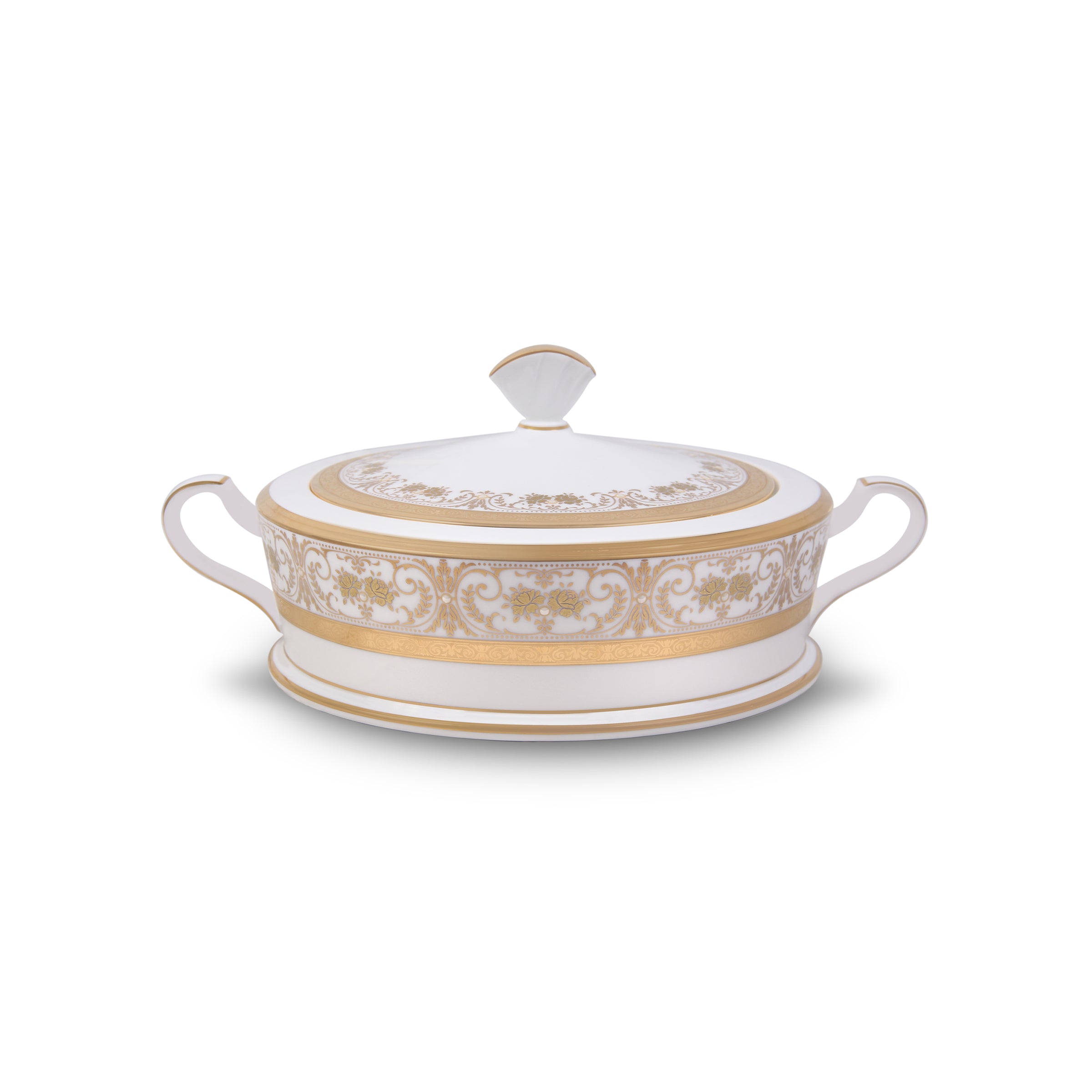 Noritake 96 Pcs Dinner And Tea Set for 12 Person - Georgian Palace