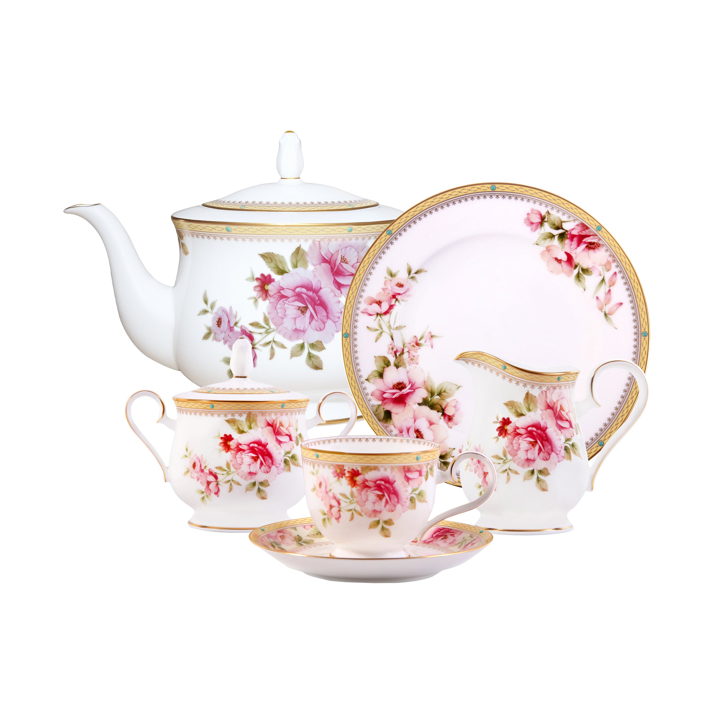 Noritake 23Pcs Tea Set For 6 Persons - Hertford