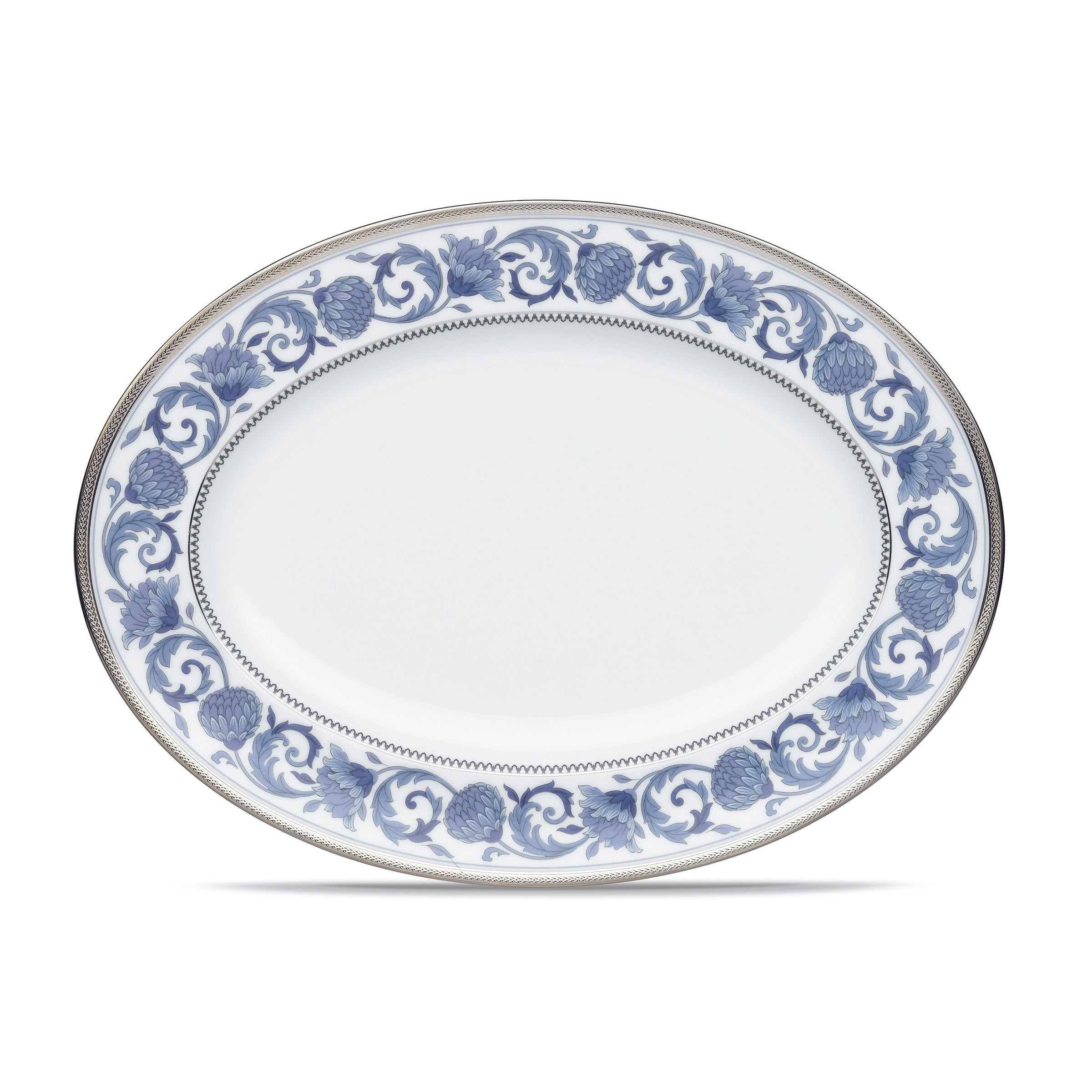 Noritake 96Pcs Dinner & Tea Set for 12 Person - Sonnet in Blue