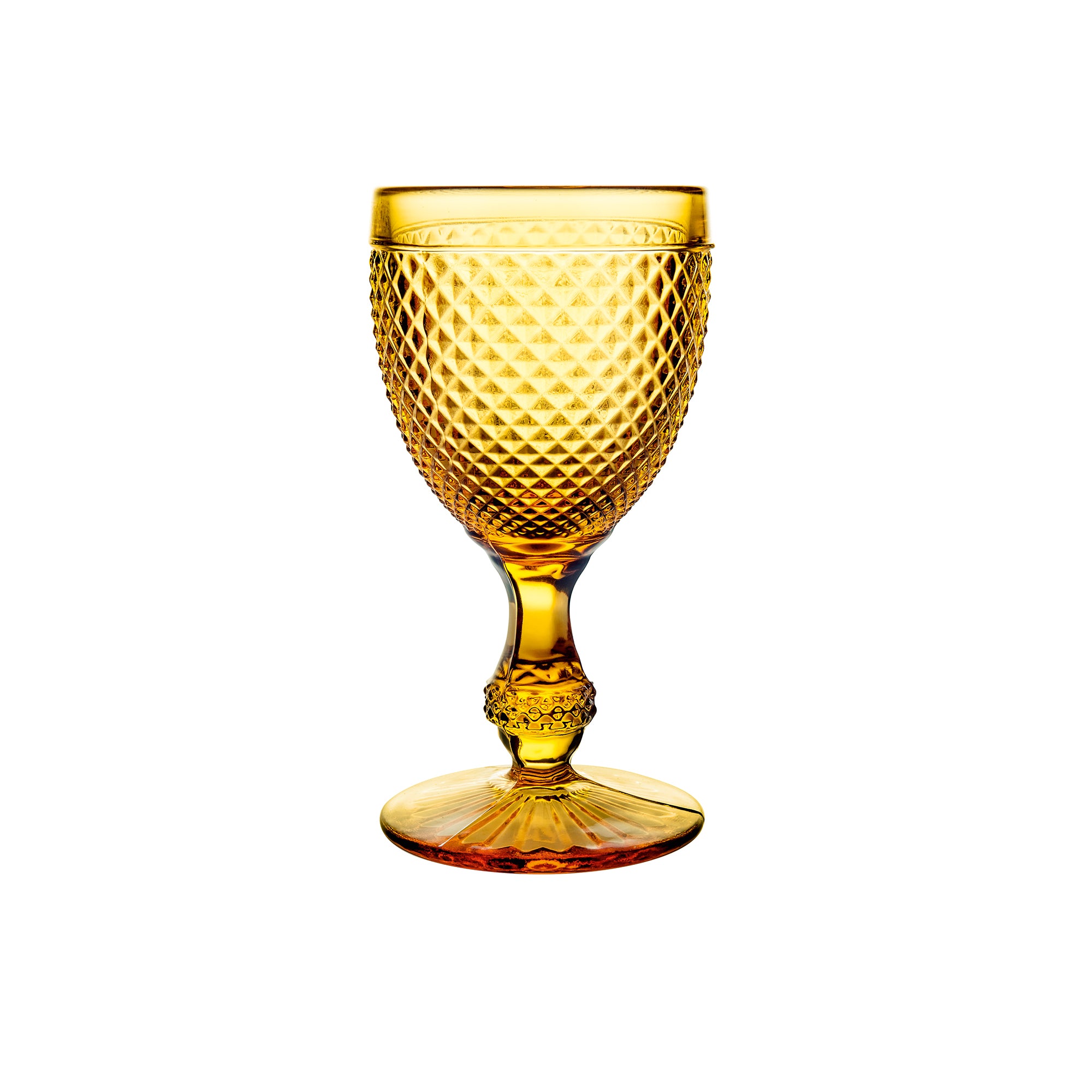 Vista Alegre 4Pcs Bicos Water Goblets – Ambar