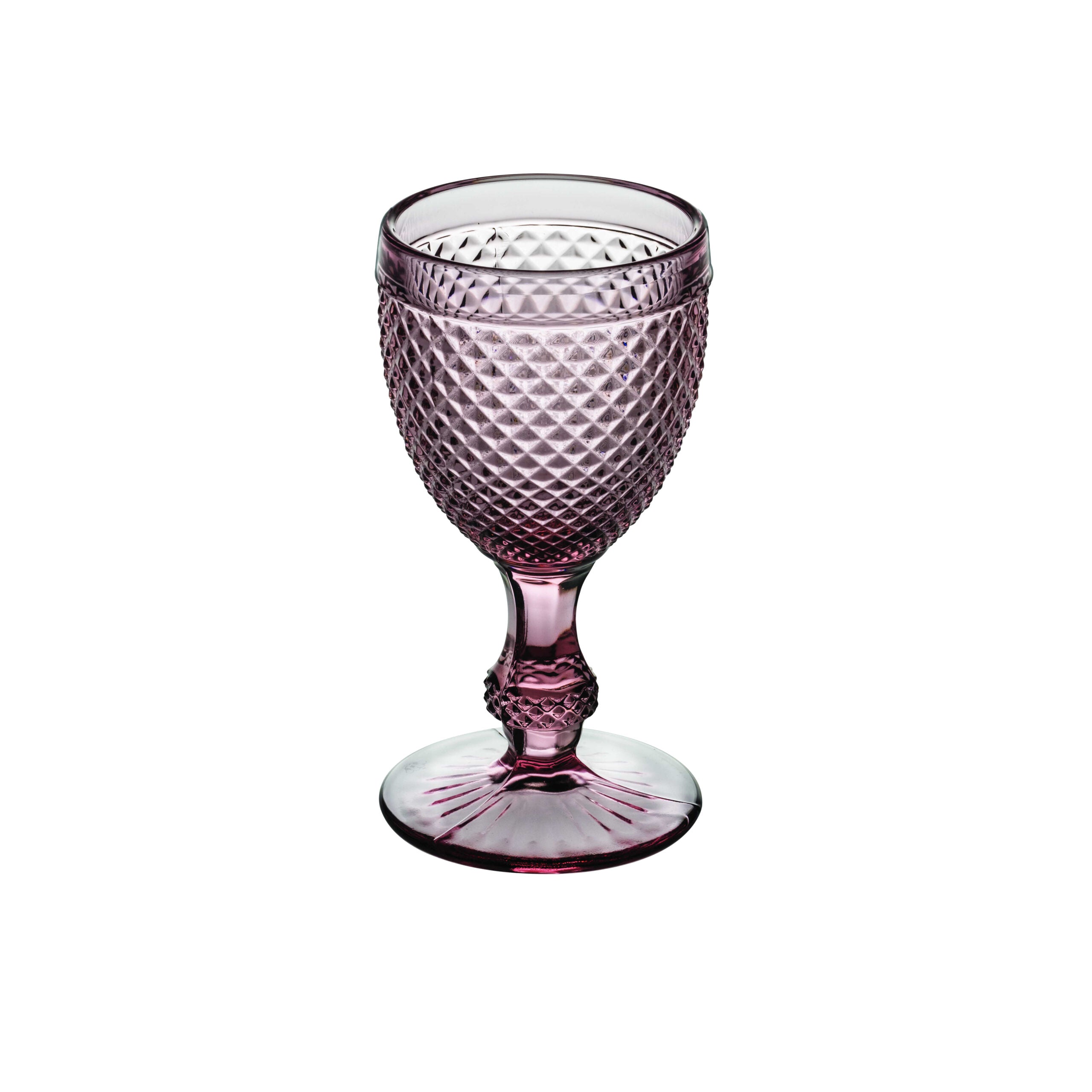 Vista Alegre Set with 4 Water Goblets - Bicos Rosa Pink