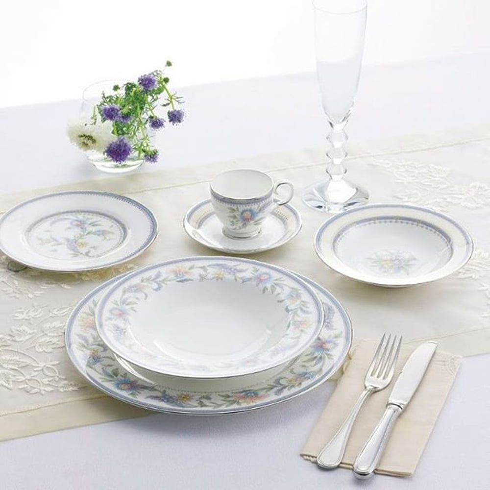 Noritake 96Pcs Dinner & Tea Set for 12 Person - Jardin Fleuri