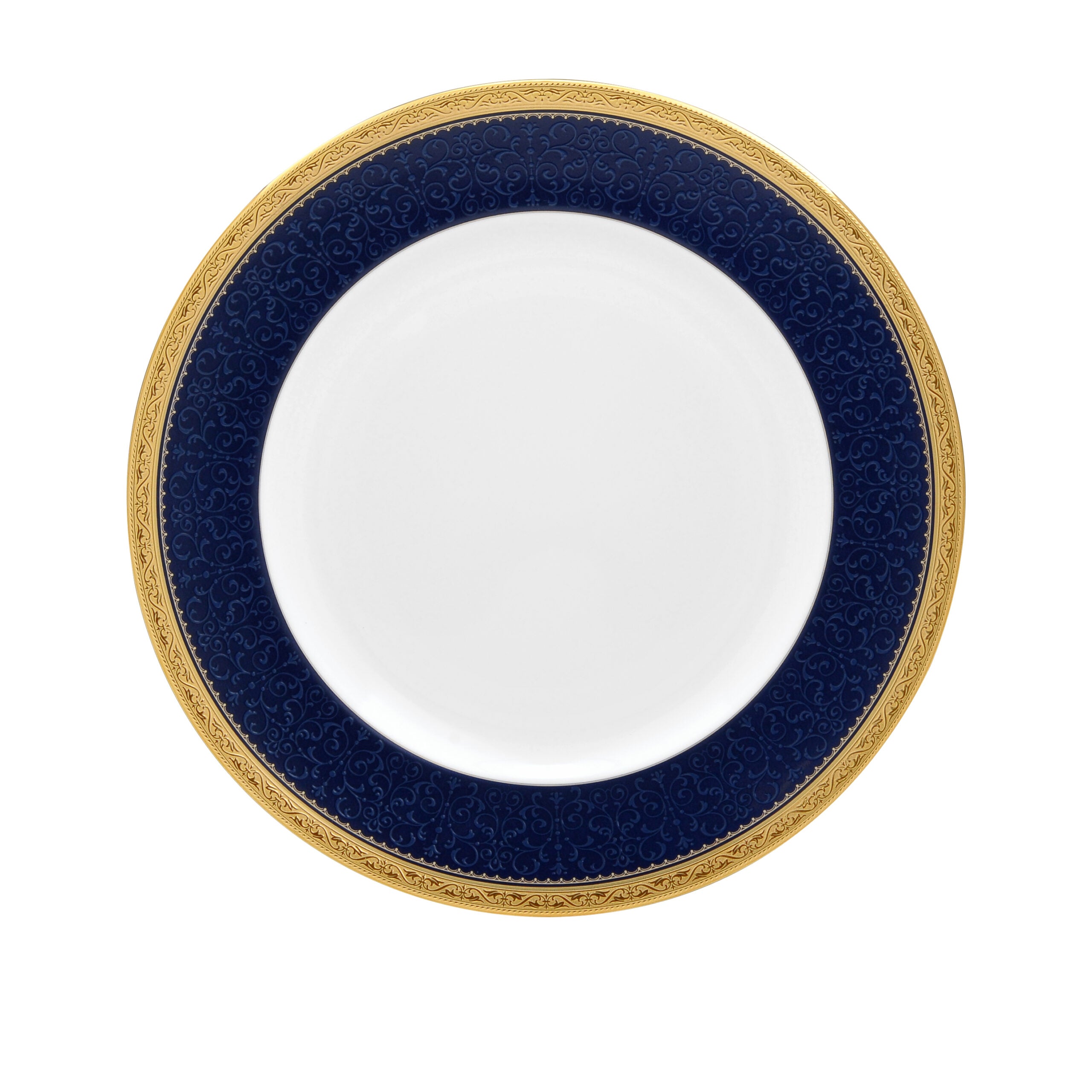 Noritake 96Pcs Dinner & Tea Set for 12 Person - Odessa Cobalt Gold