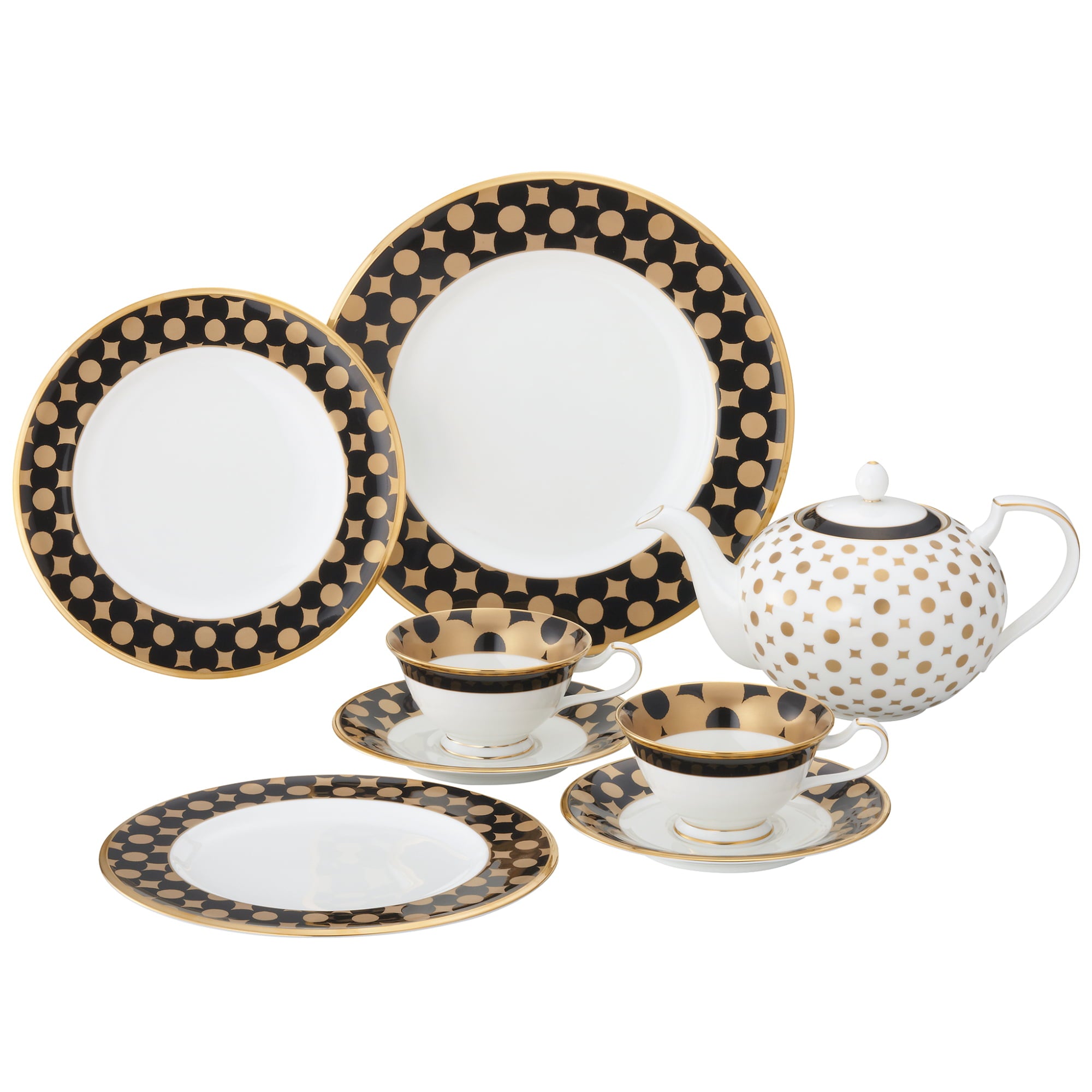 Noritake 9Pcs Gift Set - Nanban Shippo Kira Karacho